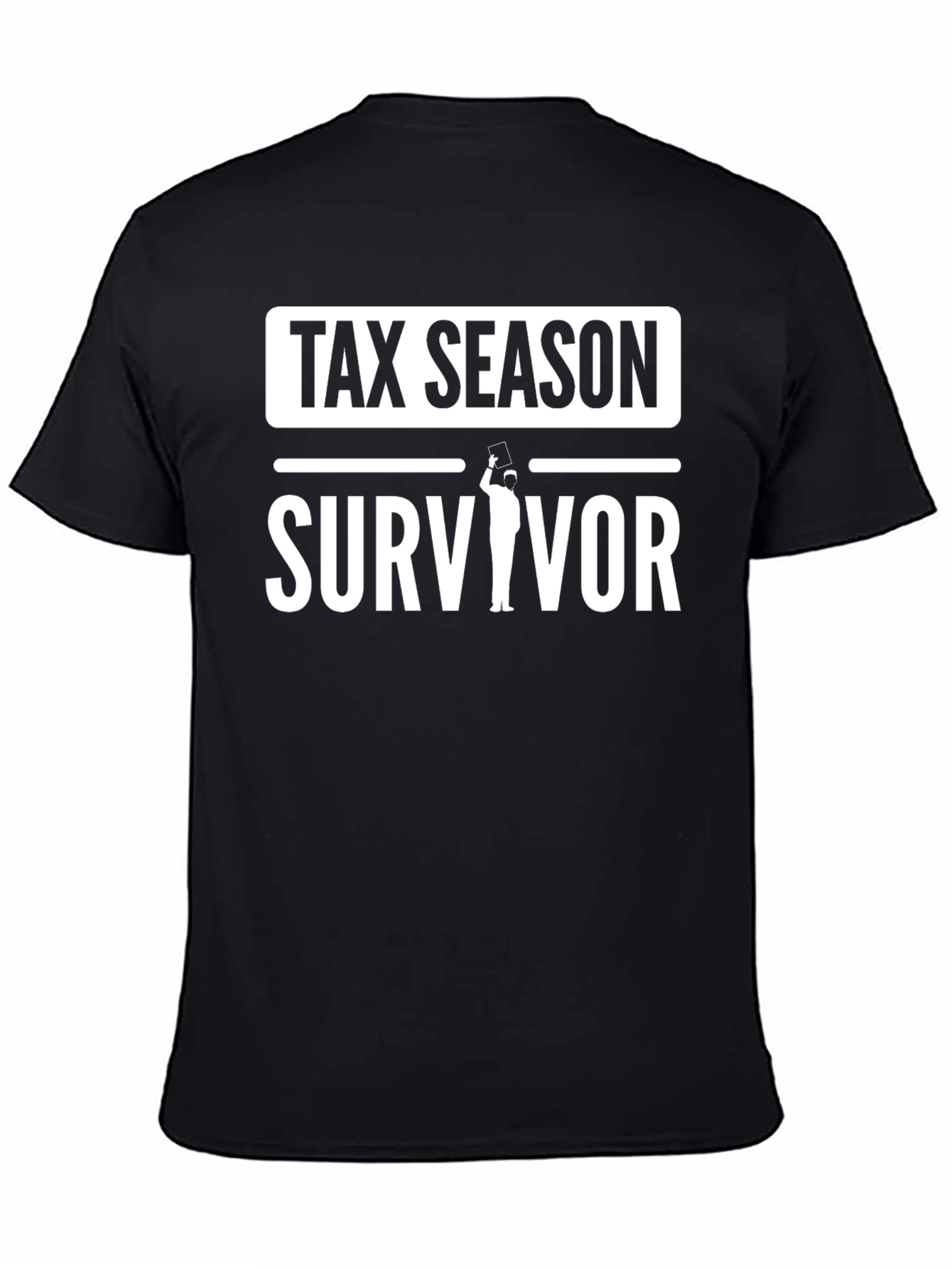 Tax Season Survivor T-Shirt - Black