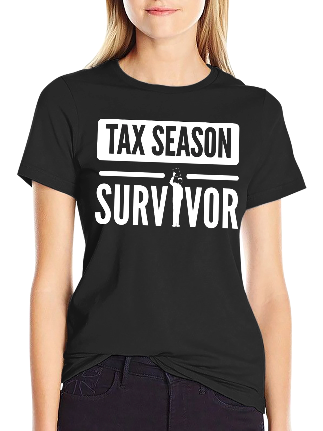 Tax Season Survivor T-Shirt - Black