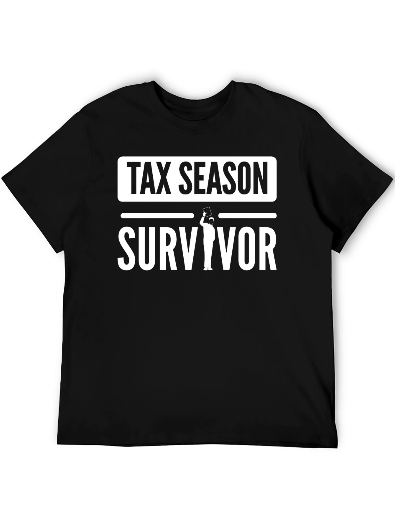 Tax Season Survivor T-Shirt - Black
