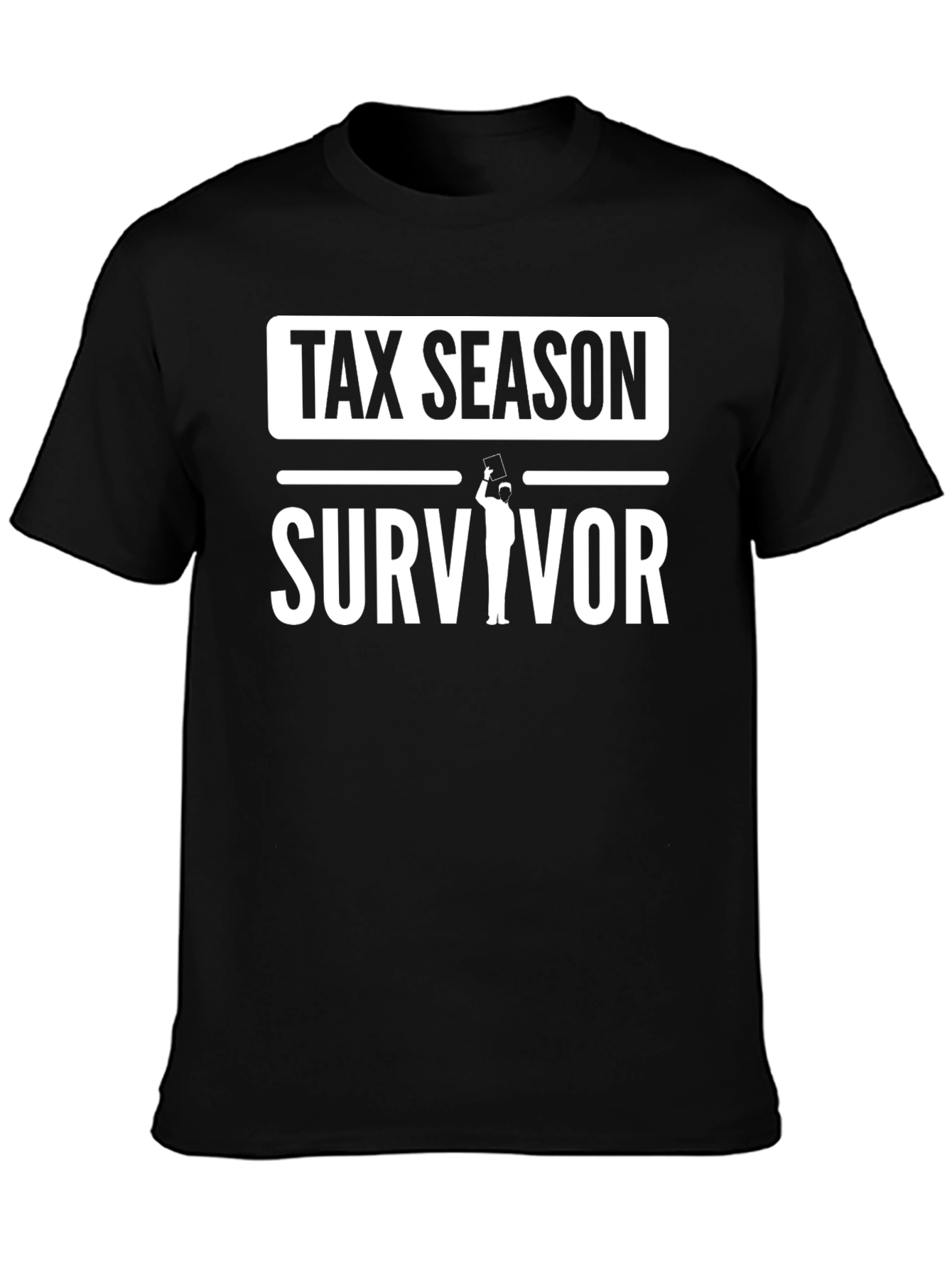 Tax Season Survivor T-Shirt - Black