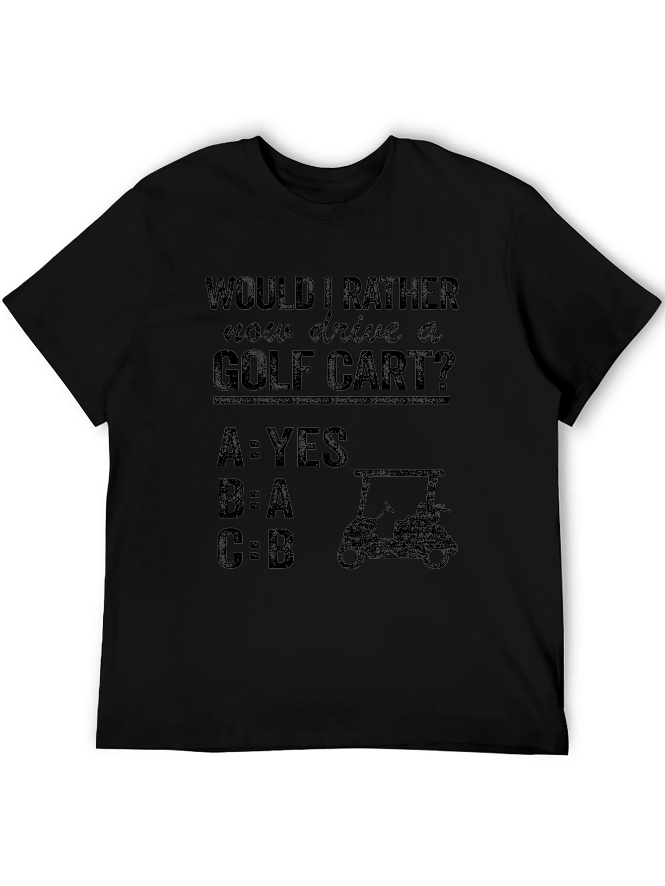 Golf Cart T-Shirt - Funny Golfing Tee