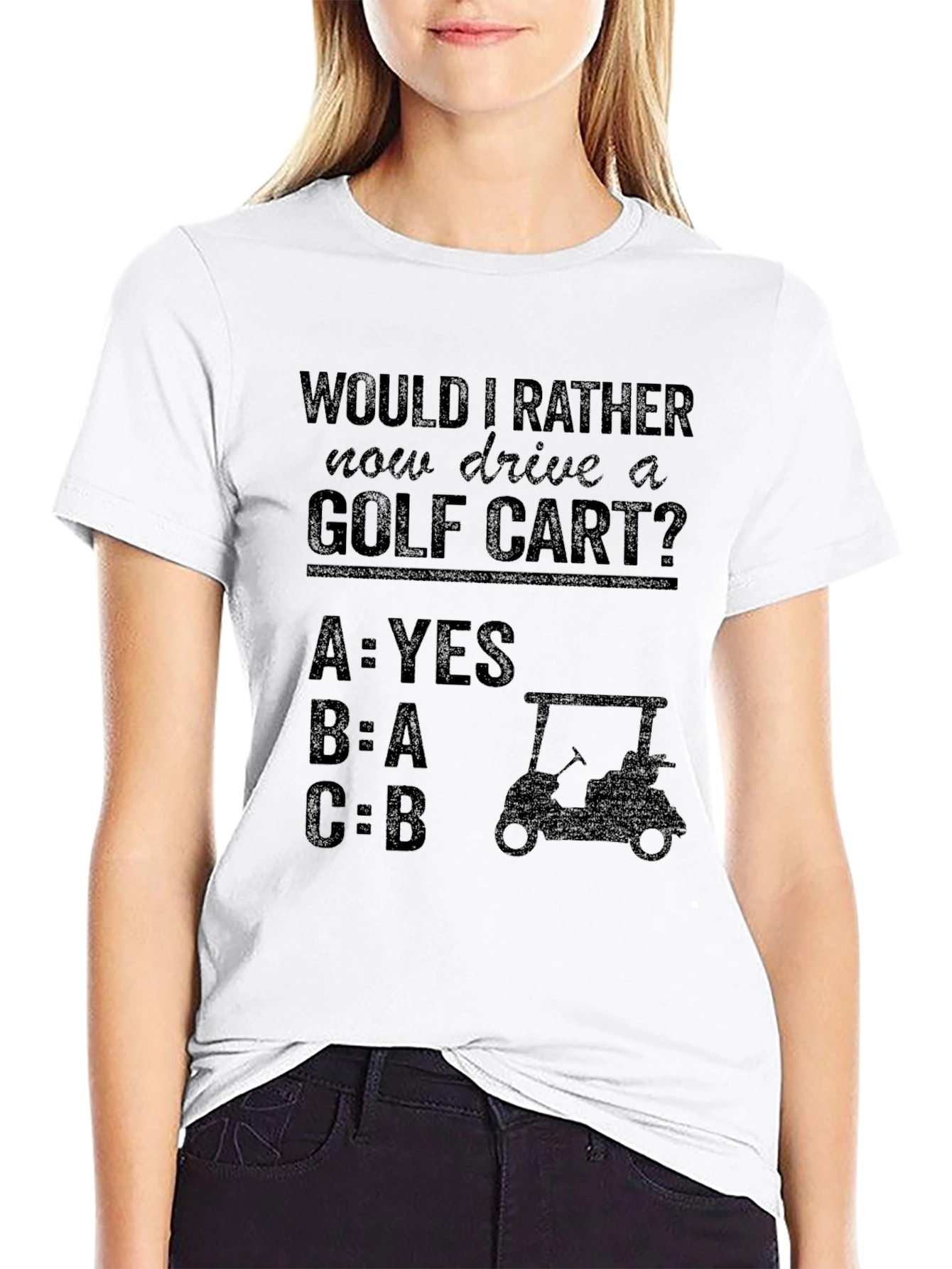 Golf Cart T-Shirt - Funny Golfing Tee