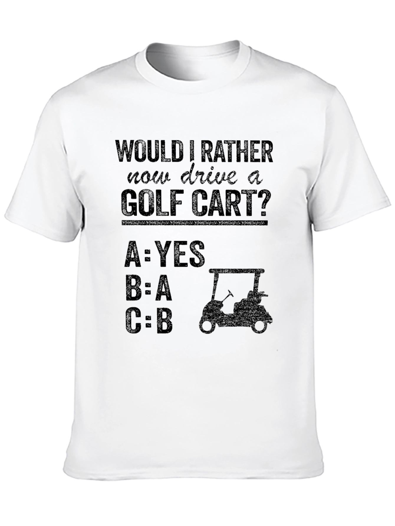 Golf Cart T-Shirt - Funny Golfing Tee