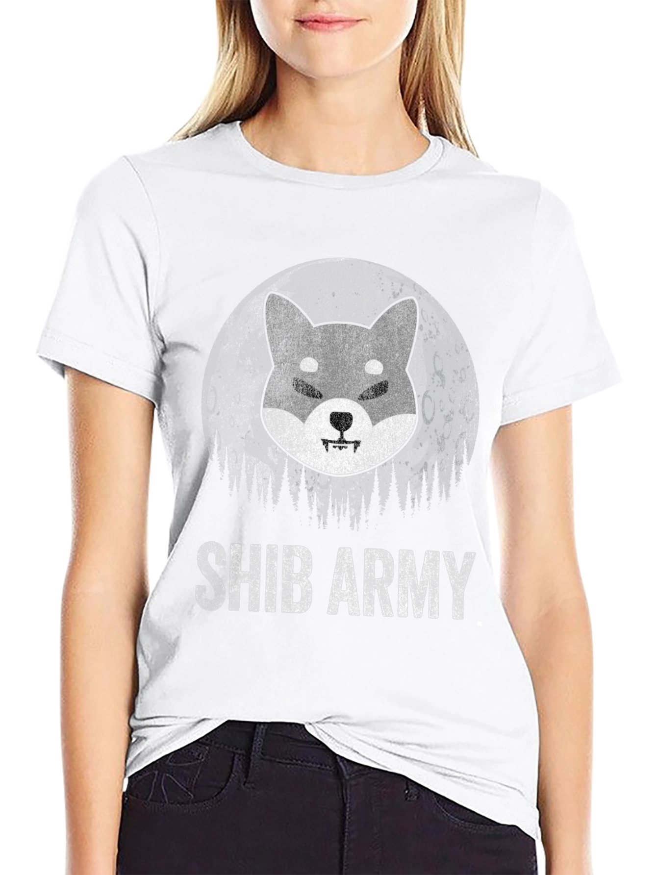 Shiba Inu Army Graphic T-Shirt