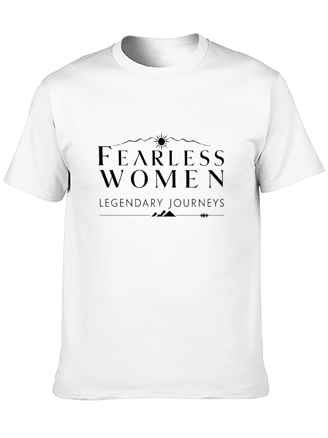 Fearless Women Legendary Journeys Black T-Shirt