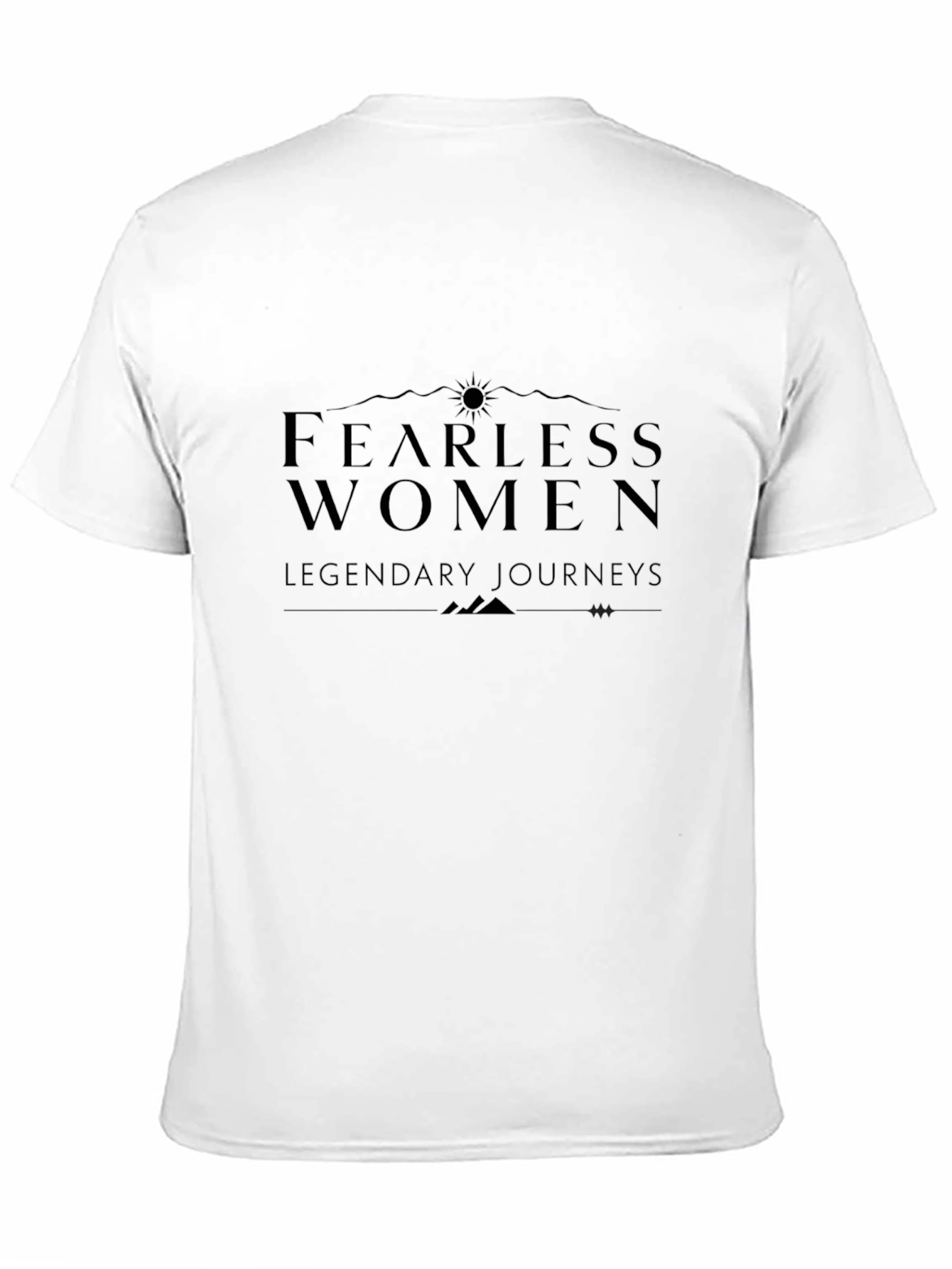 Fearless Women Legendary Journeys Black T-Shirt