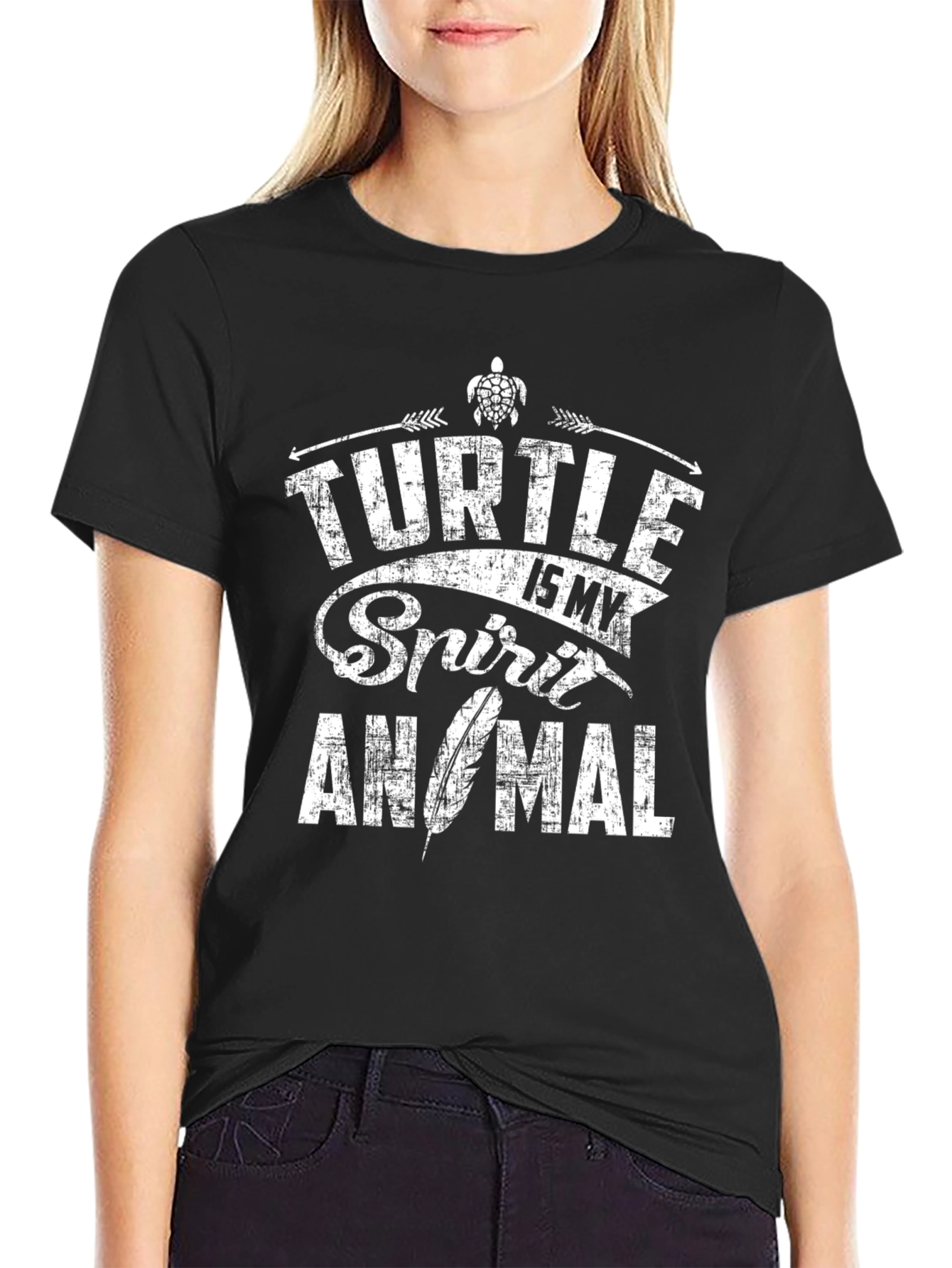 Turtle Spirit Animal Graphic T-Shirt