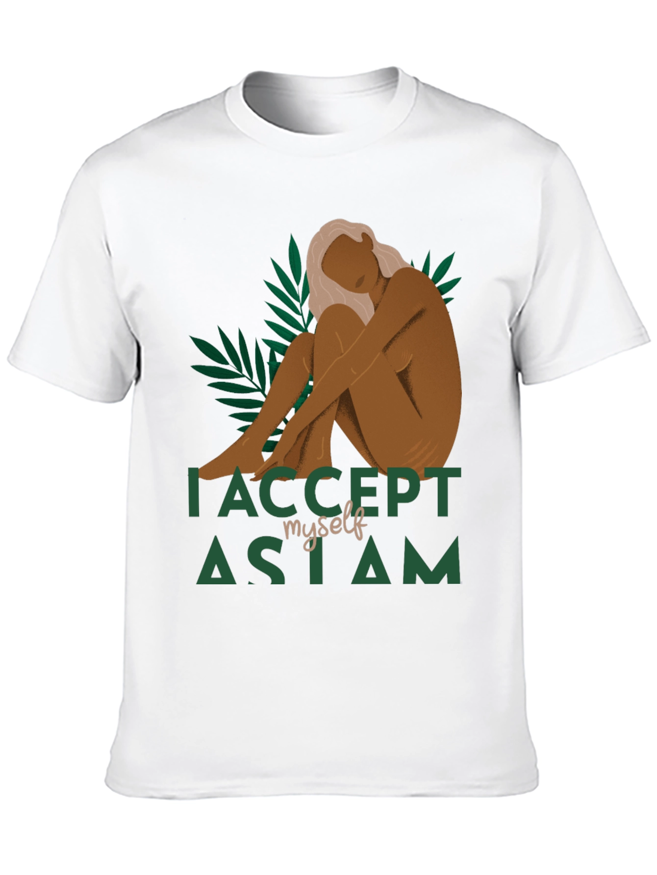 I Accept Myself As I Am Graphic Tee