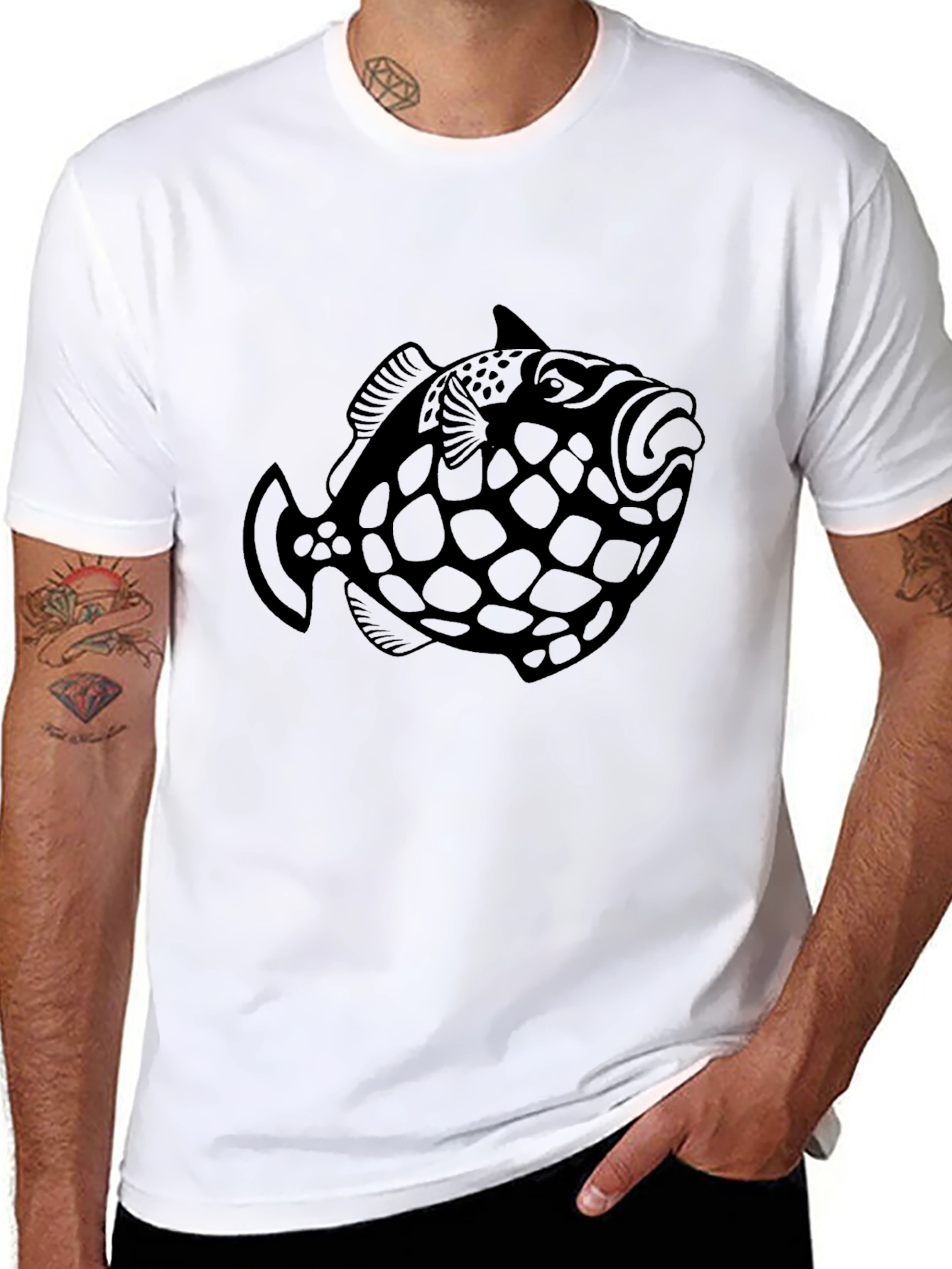 Black Triggerfish Graphic T-Shirt