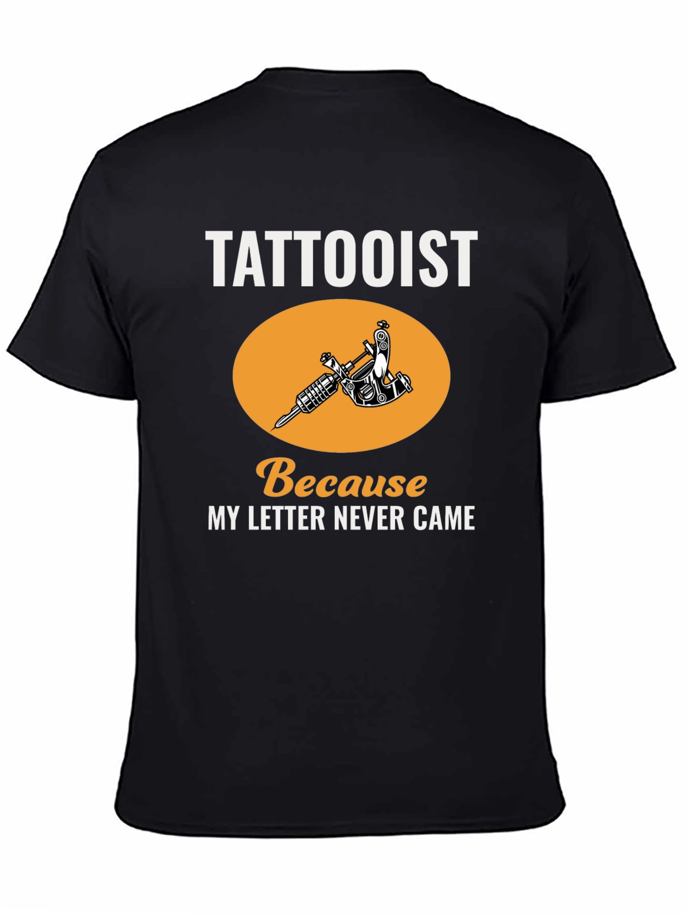 Tattooist Black T-Shirt - My Letter Never Came