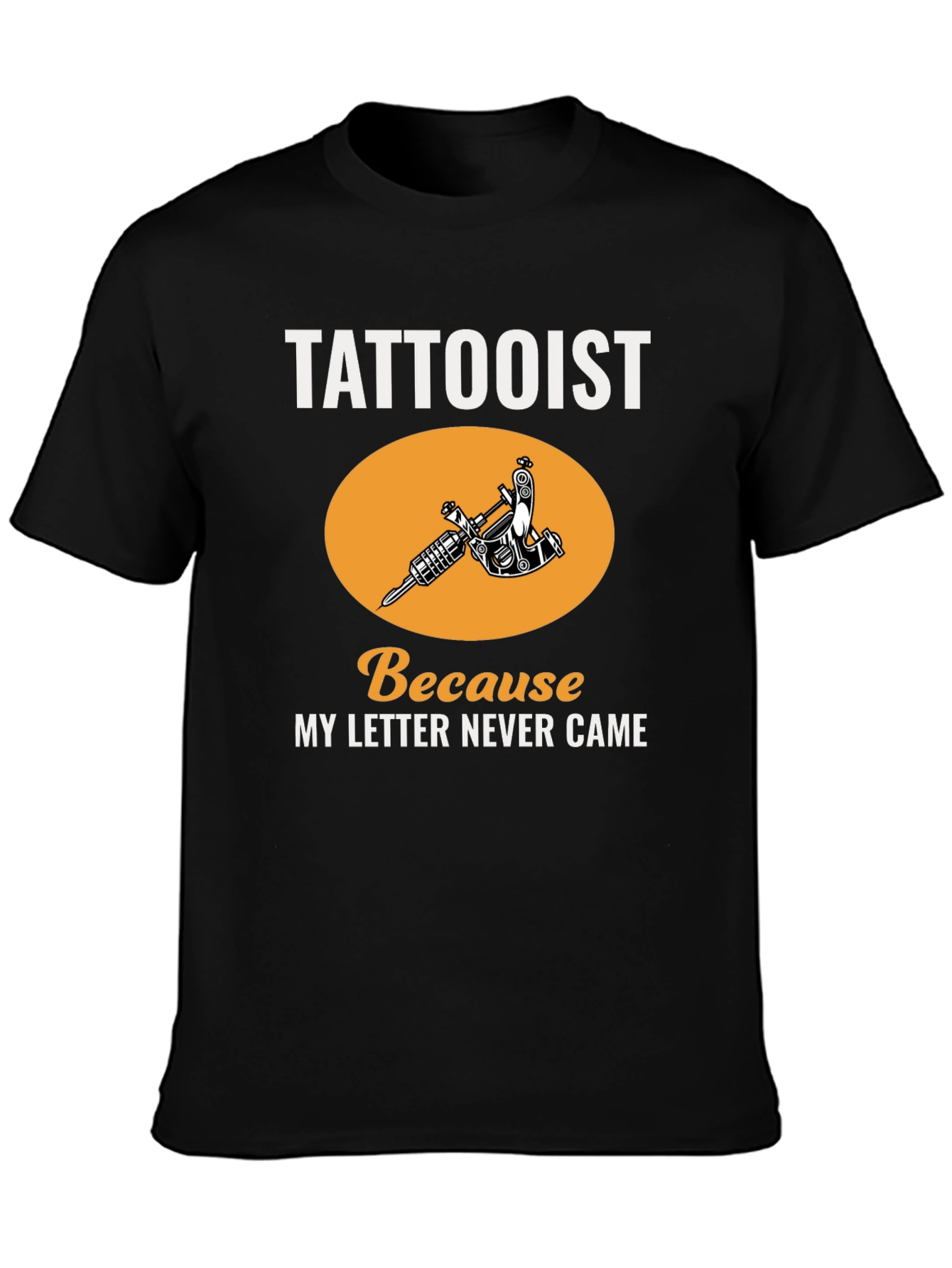 Tattooist Black T-Shirt - My Letter Never Came