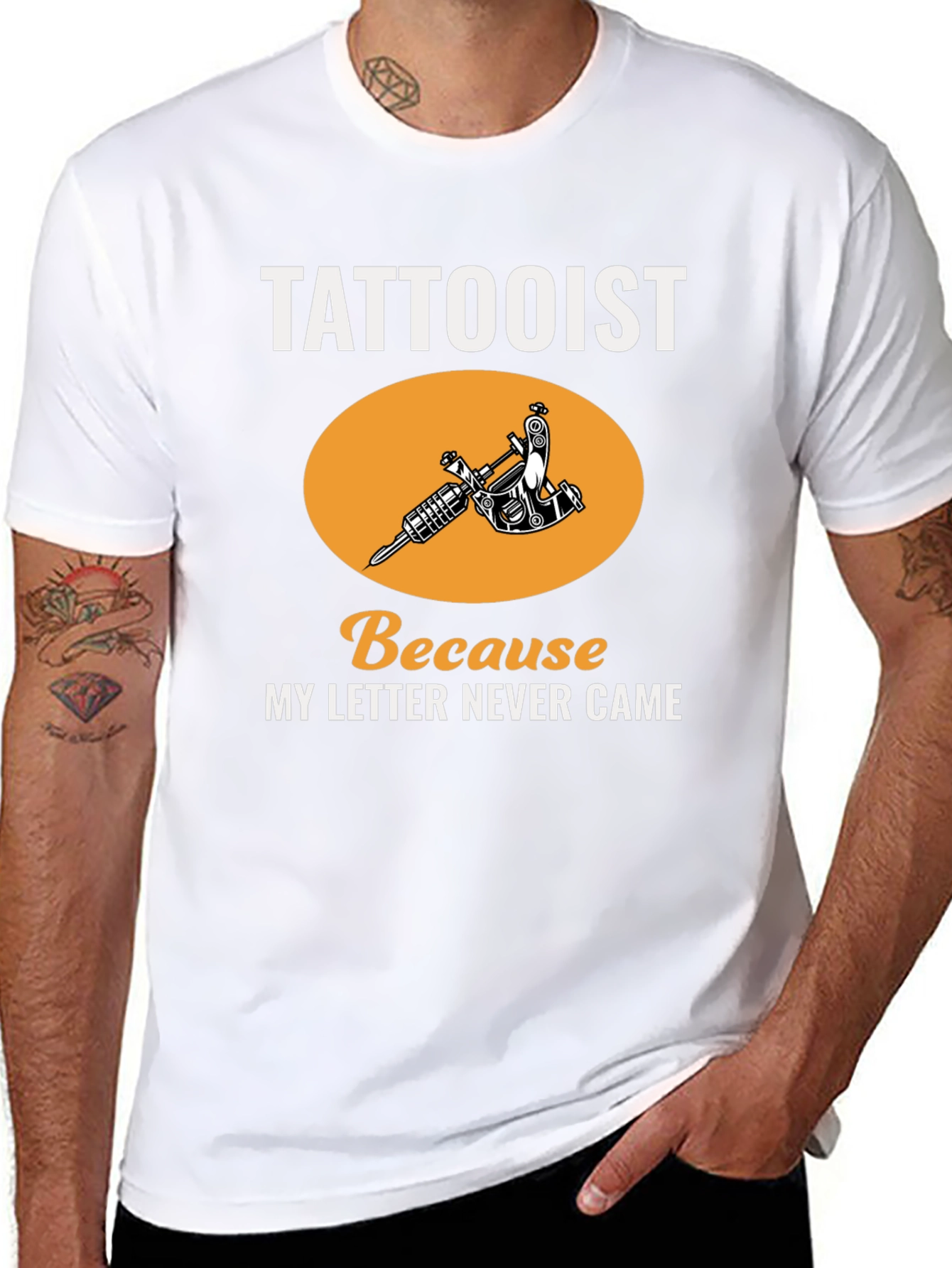 Tattooist Black T-Shirt - My Letter Never Came