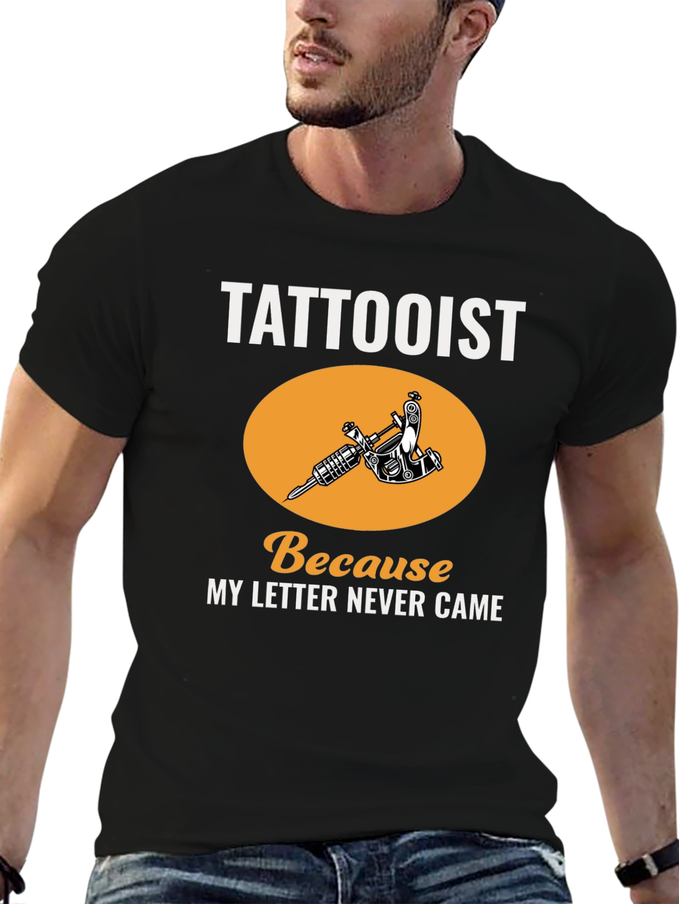 Tattooist Black T-Shirt - My Letter Never Came