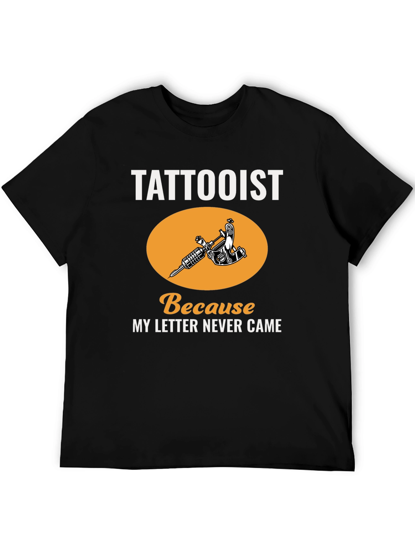 Tattooist Black T-Shirt - My Letter Never Came