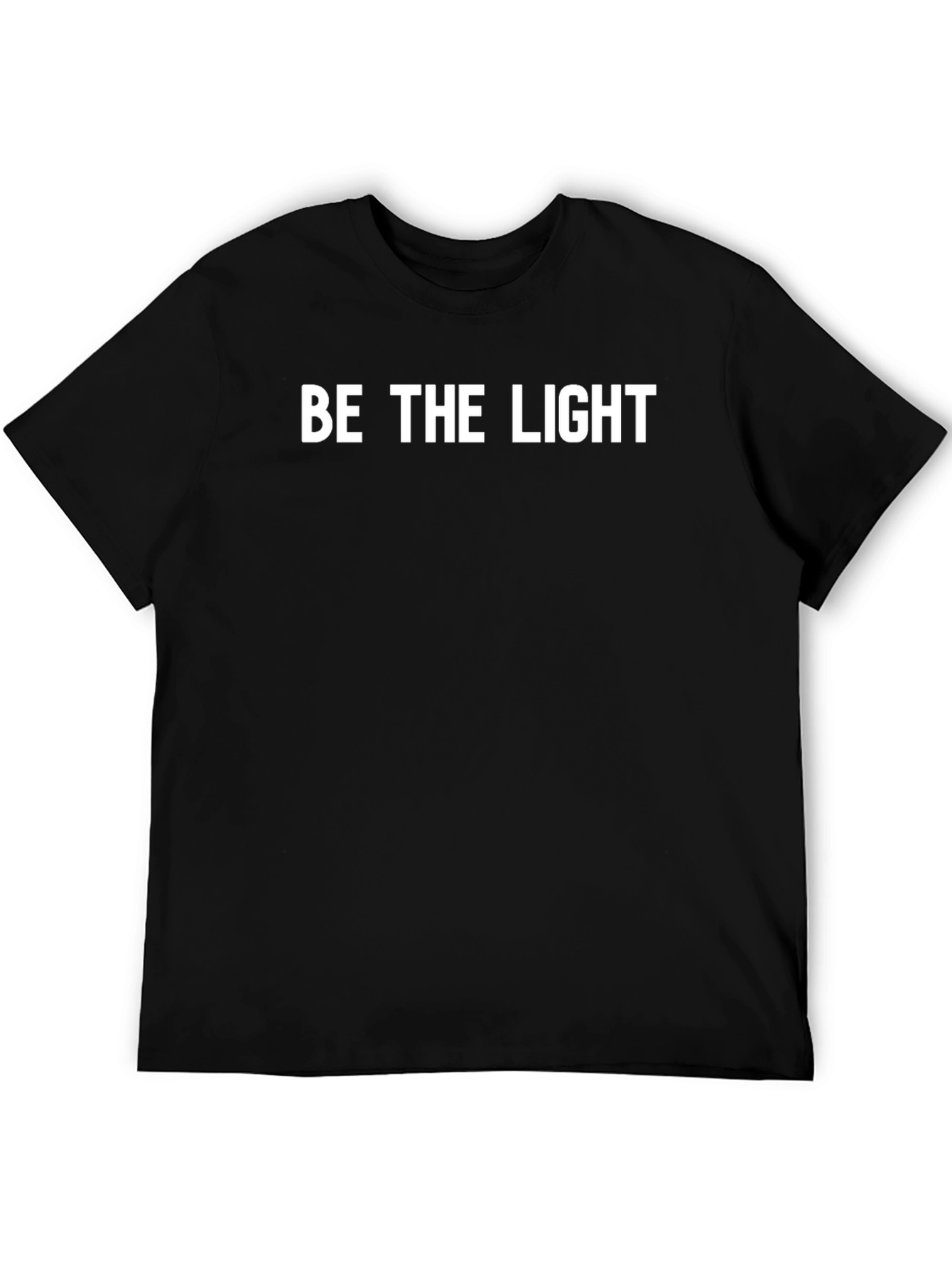 Be The Light T-Shirt - Stylish Black Tee