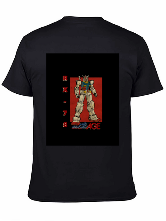 RX-78 Gundam T-Shirt - Retro Anime Robot Design