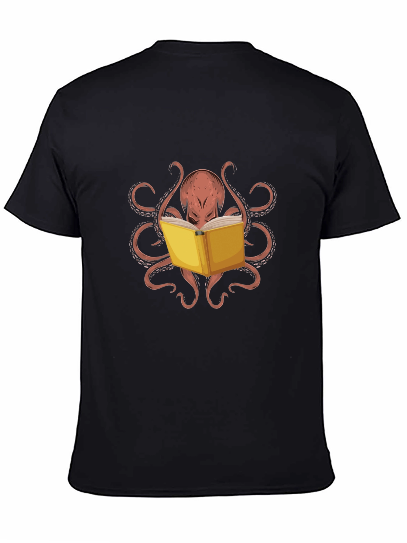 Octopus Reading Book Graphic Tee