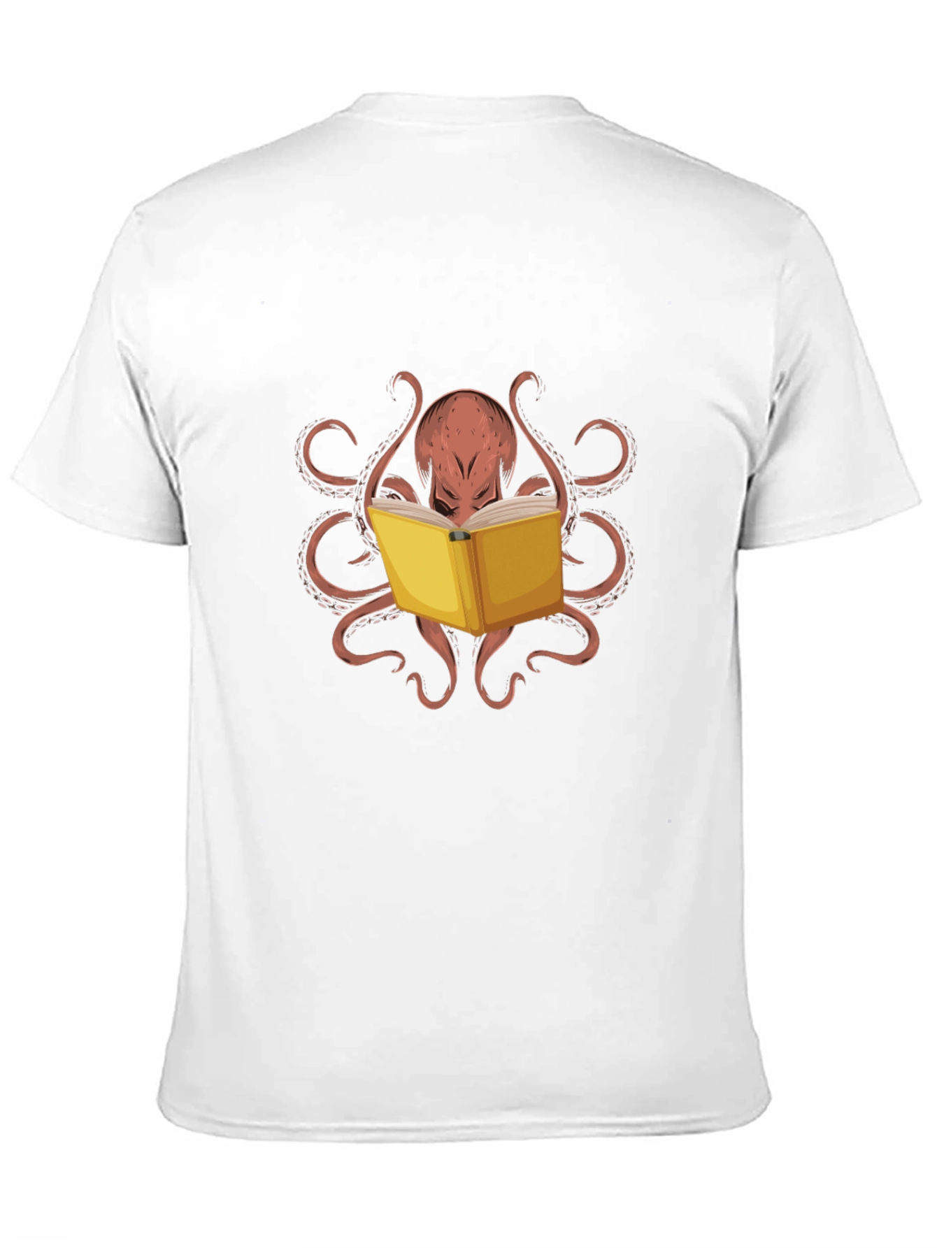 Octopus Reading Book Graphic Tee