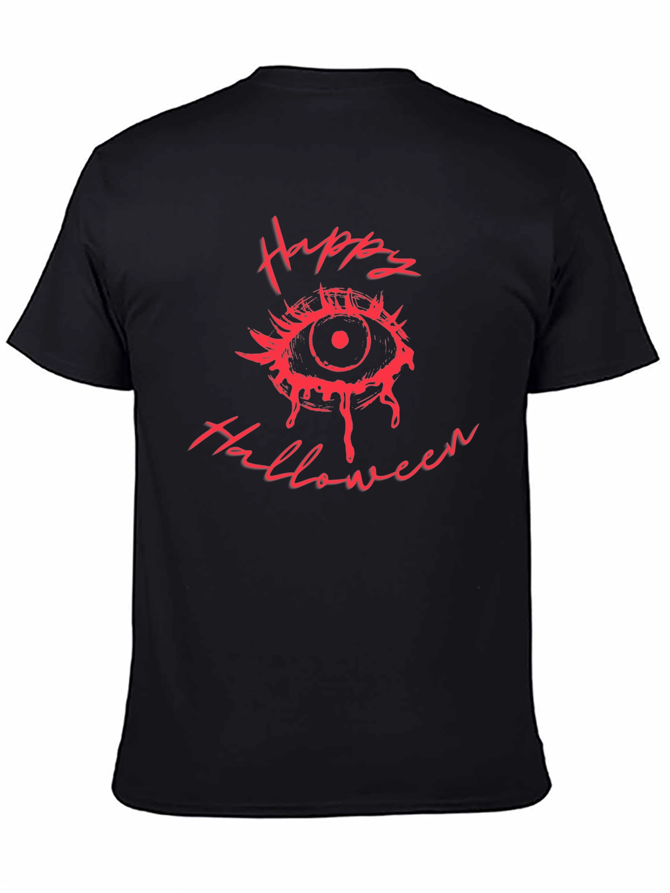 Happy Halloween Eye Graphic T-Shirt - Spooky Season