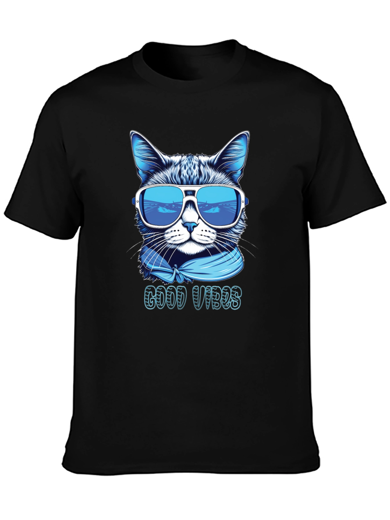 Cool Cat Good Vibes T-Shirt