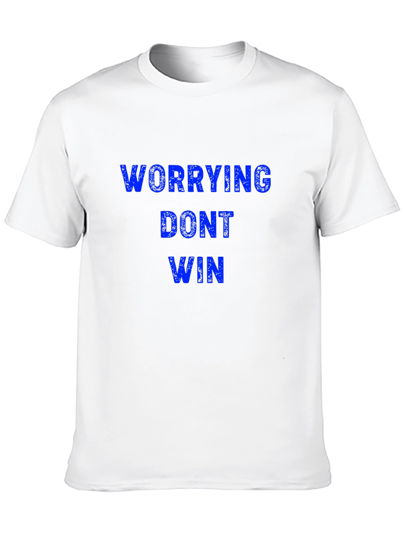 Worrying Dont Win Graphic Tee - Black