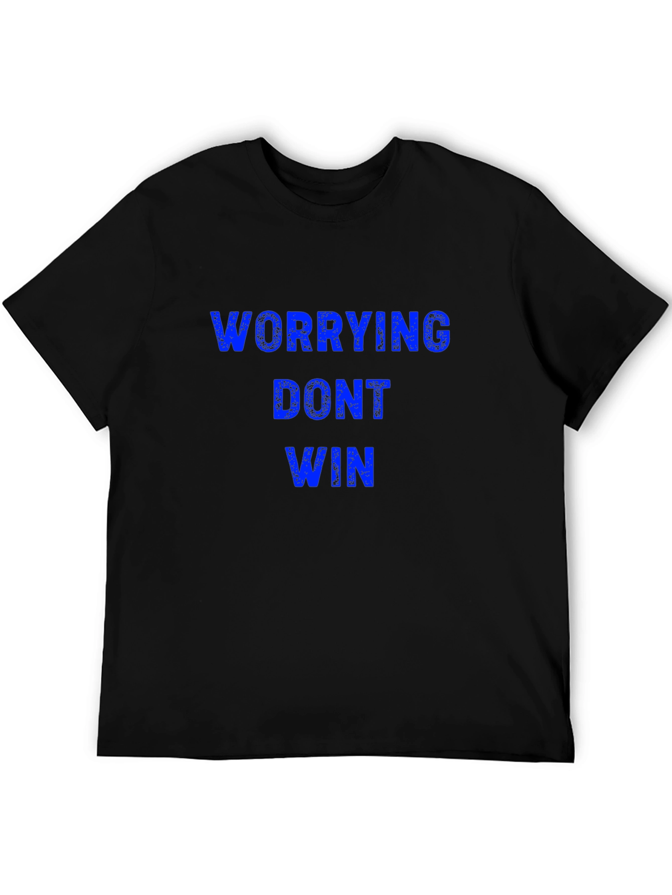 Worrying Dont Win Graphic Tee - Black
