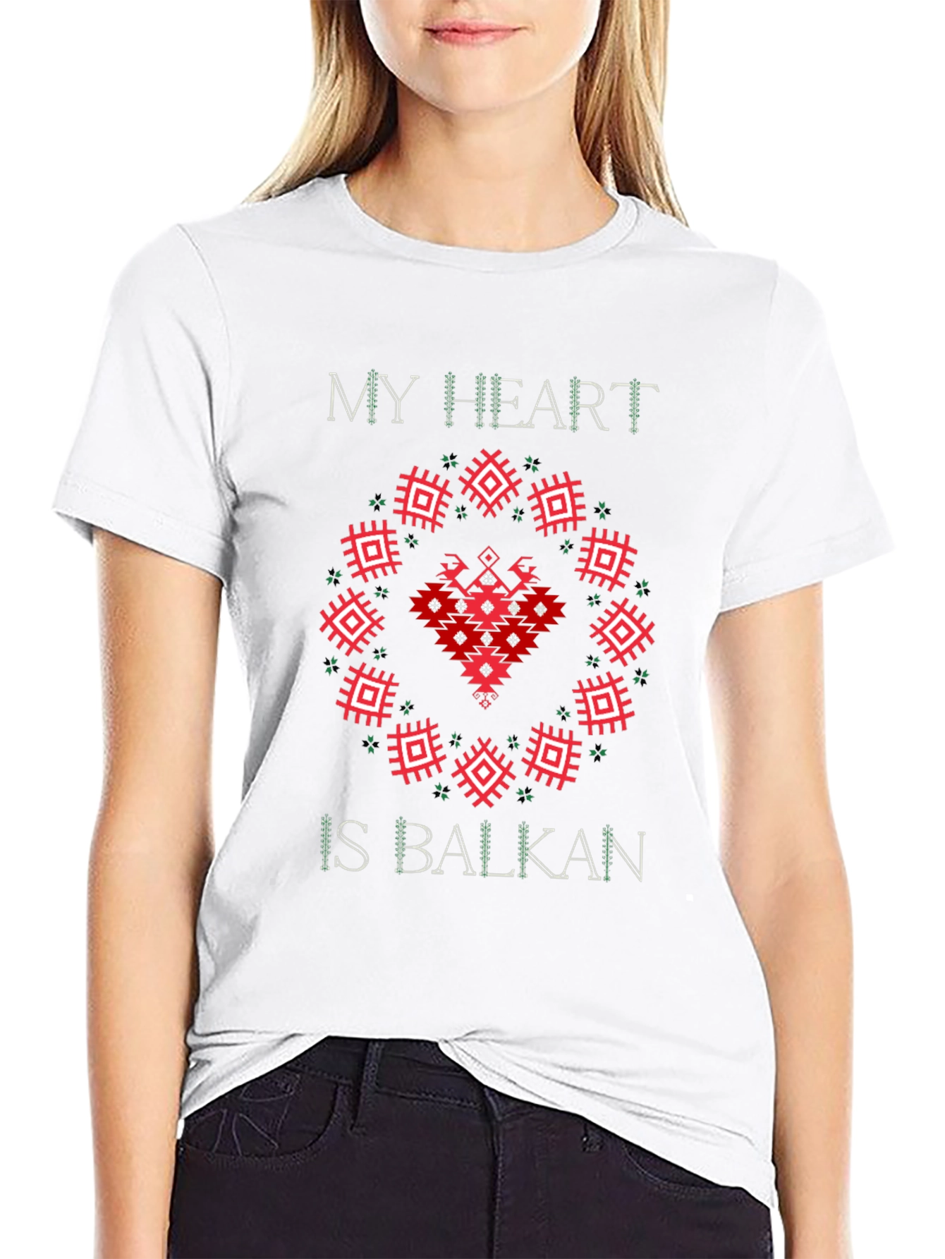 Balkan Heart T-Shirt - Cultural Pride Tee