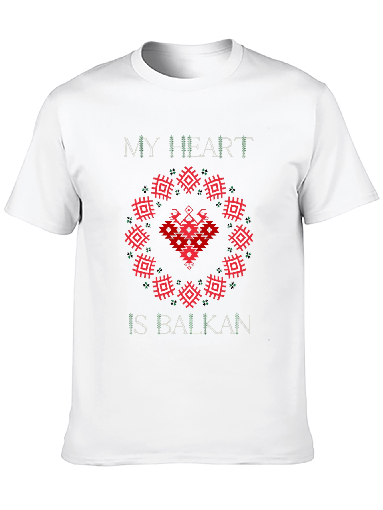 Balkan Heart T-Shirt - Cultural Pride Tee