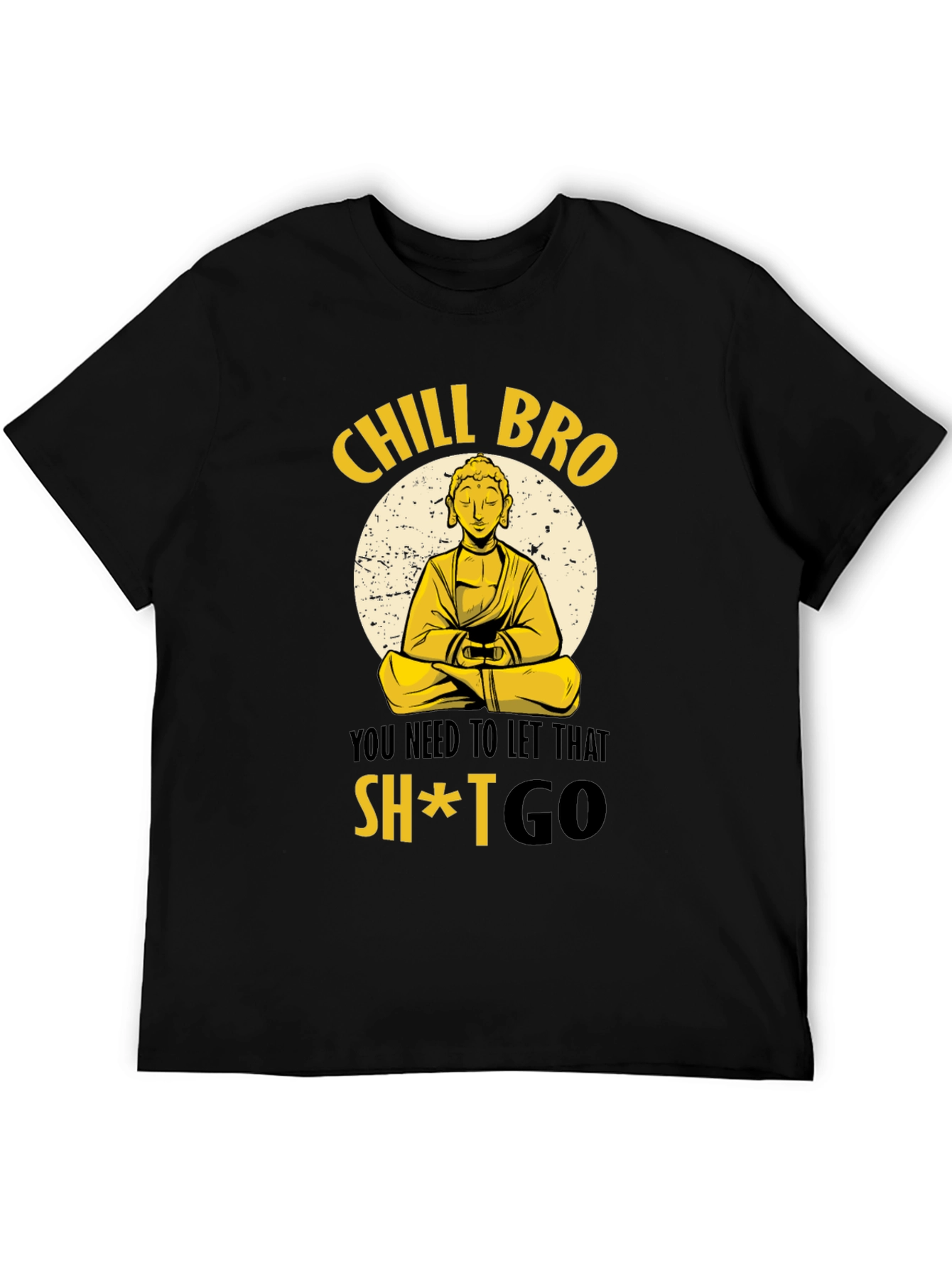 Chill Bro Buddha Graphic T-Shirt