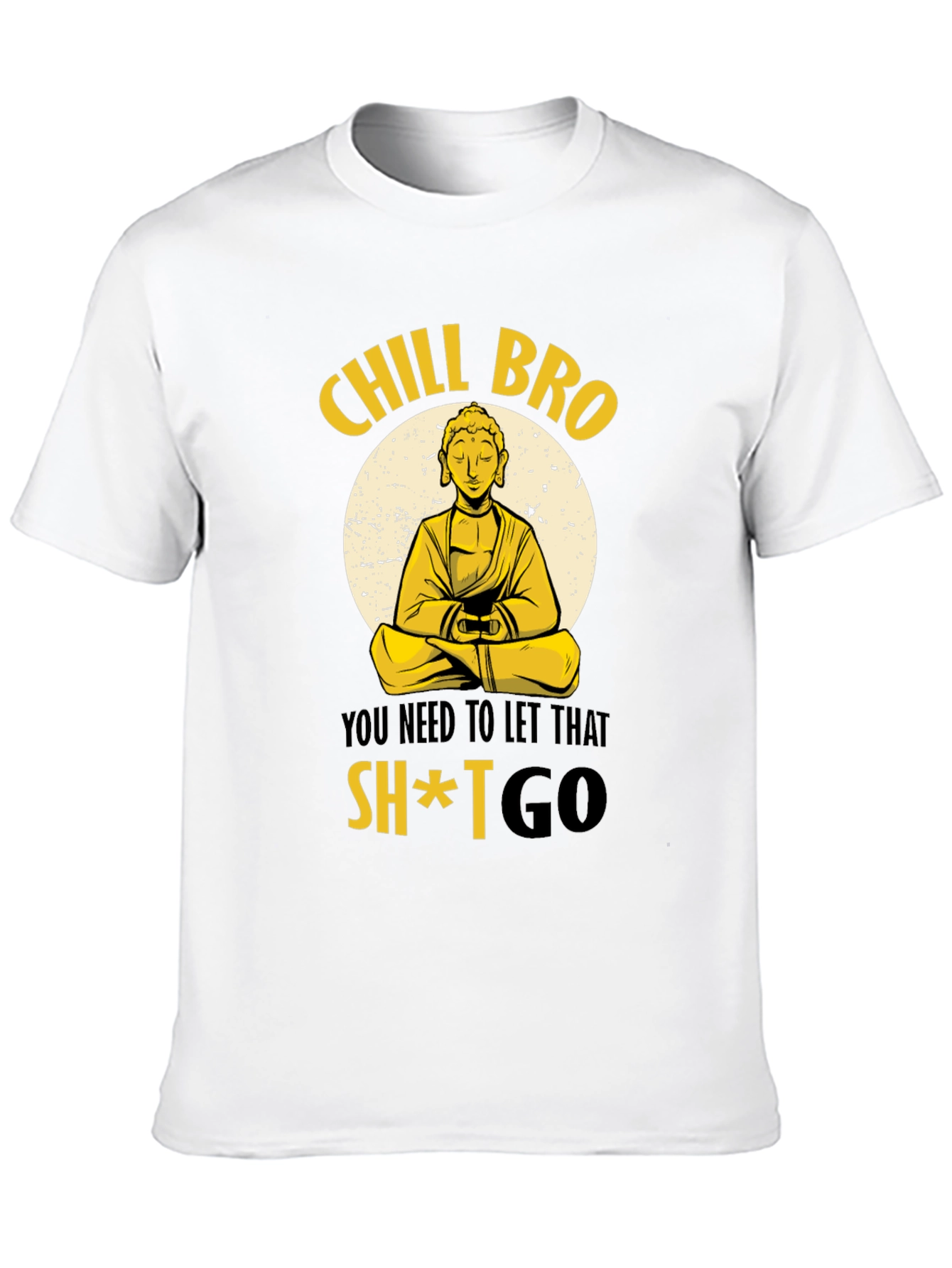 Chill Bro Buddha Graphic T-Shirt
