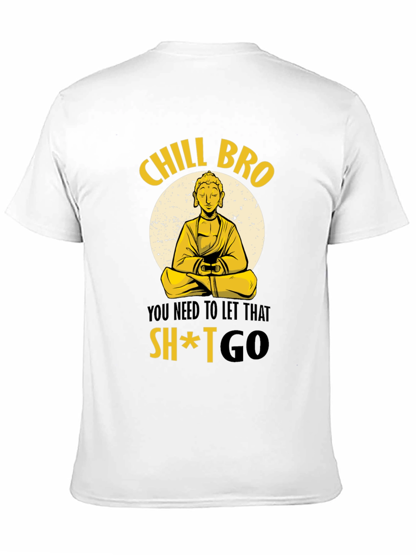 Chill Bro Buddha Graphic T-Shirt