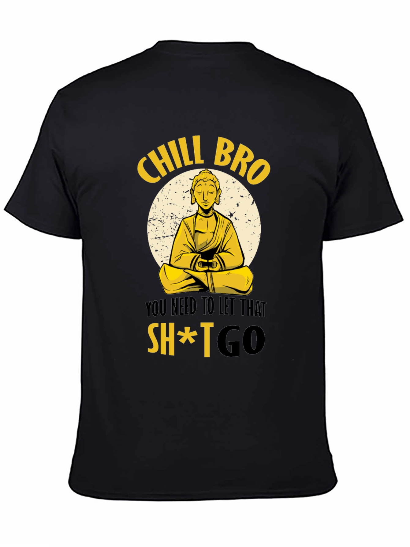 Chill Bro Buddha Graphic T-Shirt
