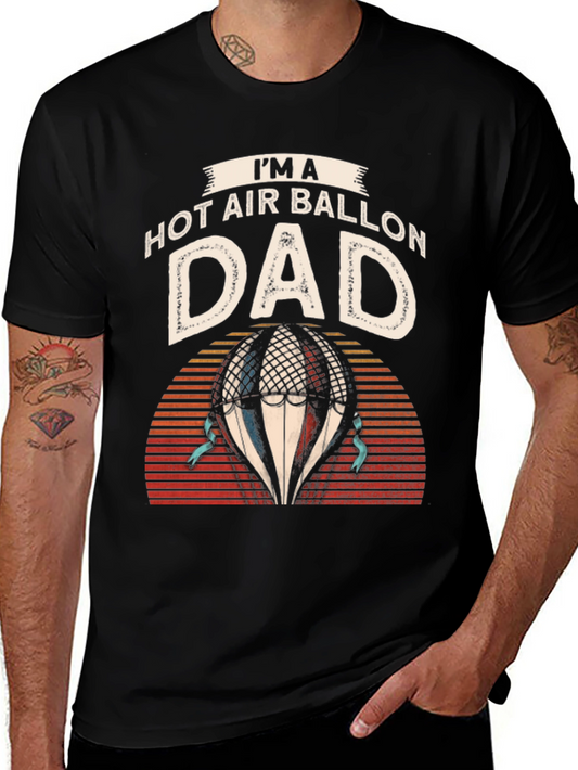 Hot Air Balloon Dad Graphic Tee