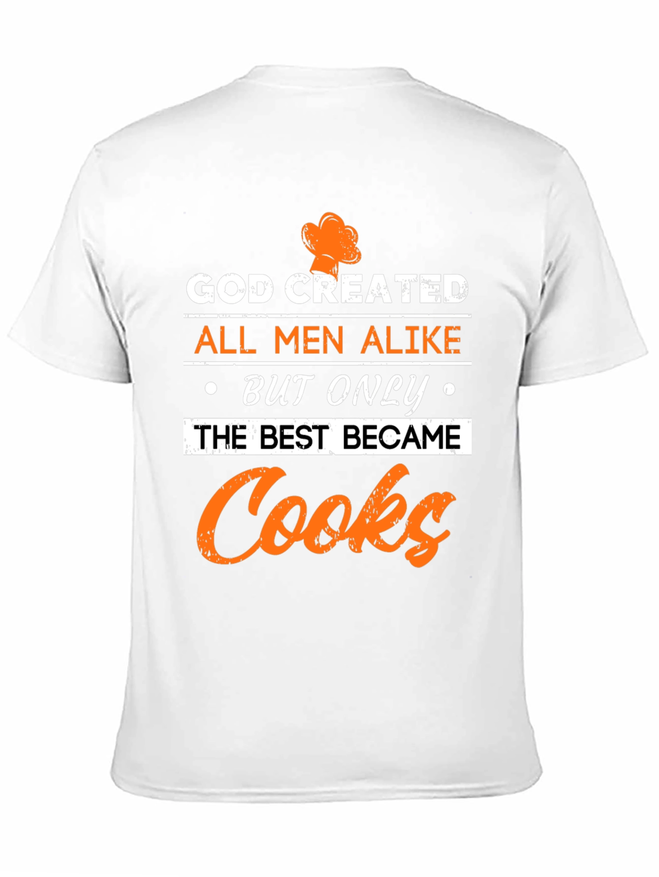 God Created Cooks T-Shirt - Black Graphic Tee