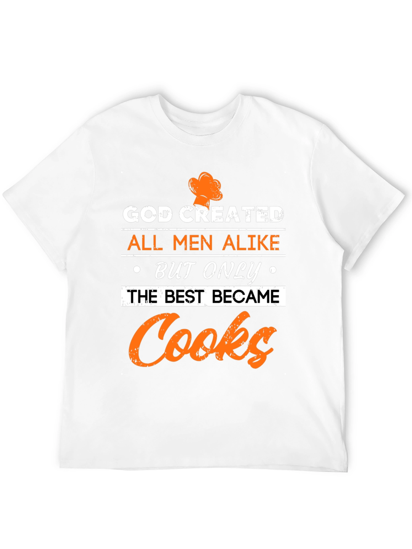 God Created Cooks T-Shirt - Black Graphic Tee