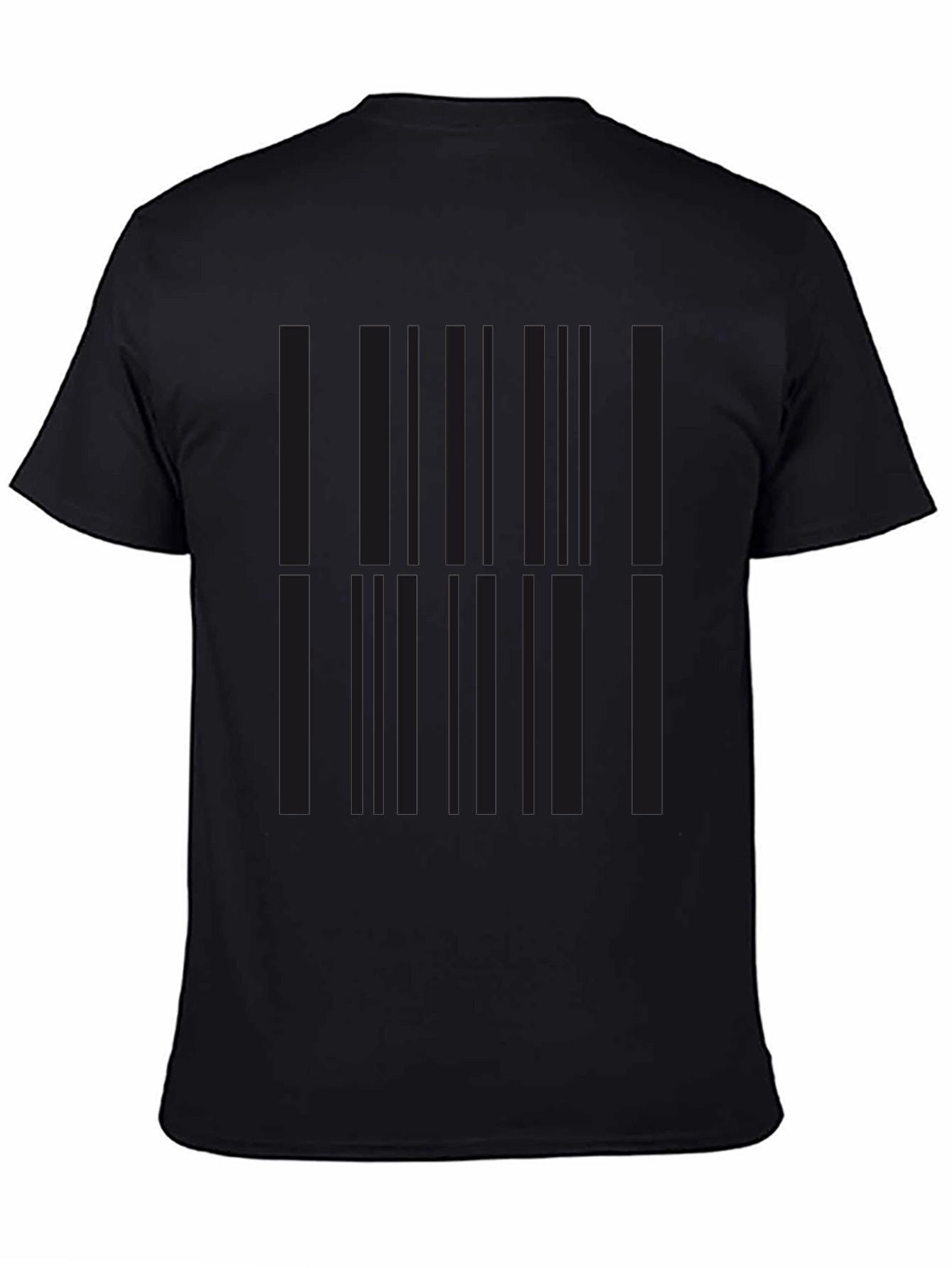Solid Black Casual Tee - Everyday Comfort