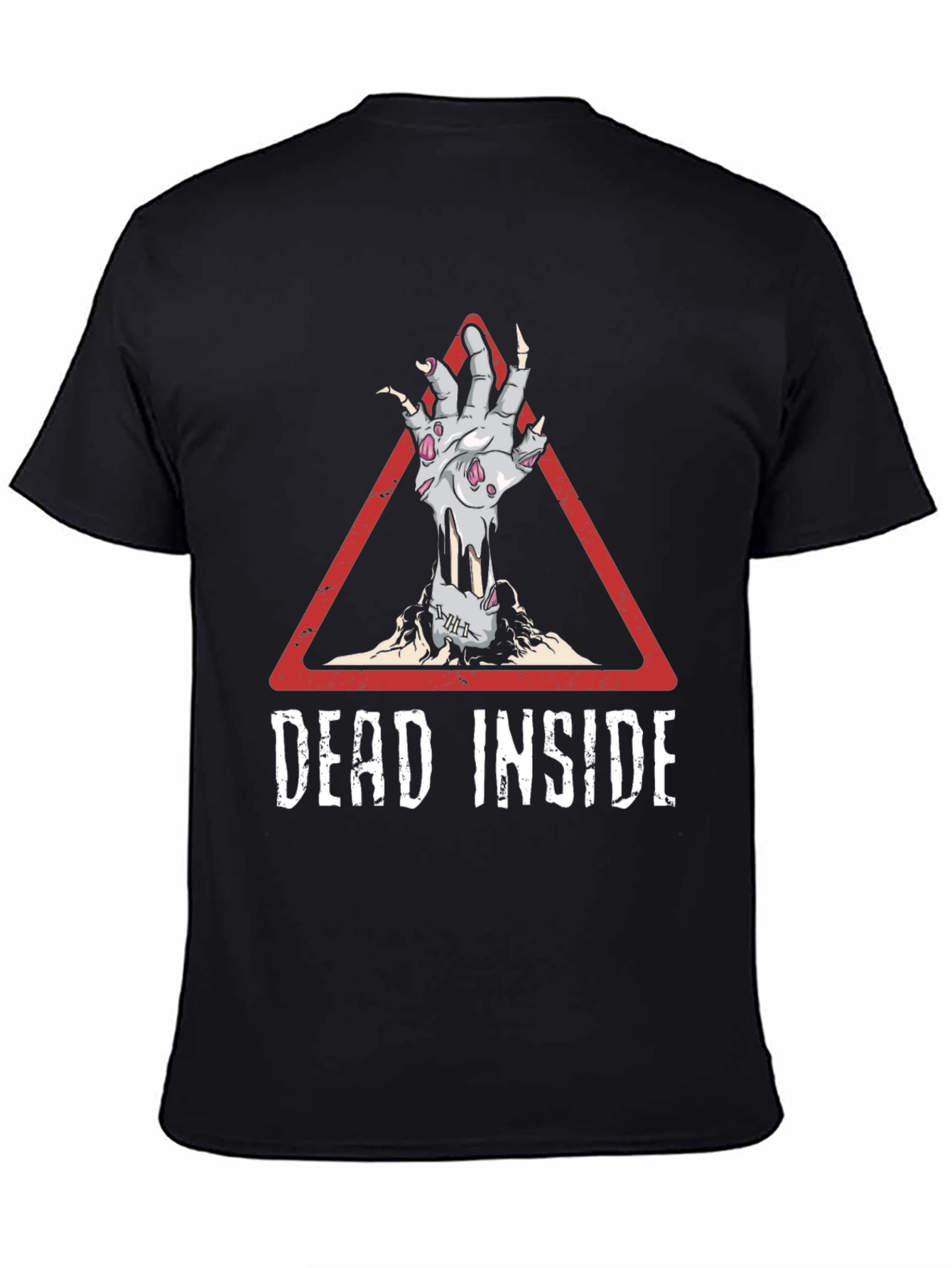 Dead Inside T-Shirt Zombie Hand Design