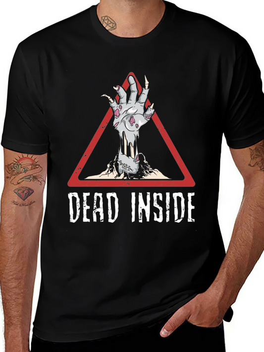 Dead Inside T-Shirt Zombie Hand Design