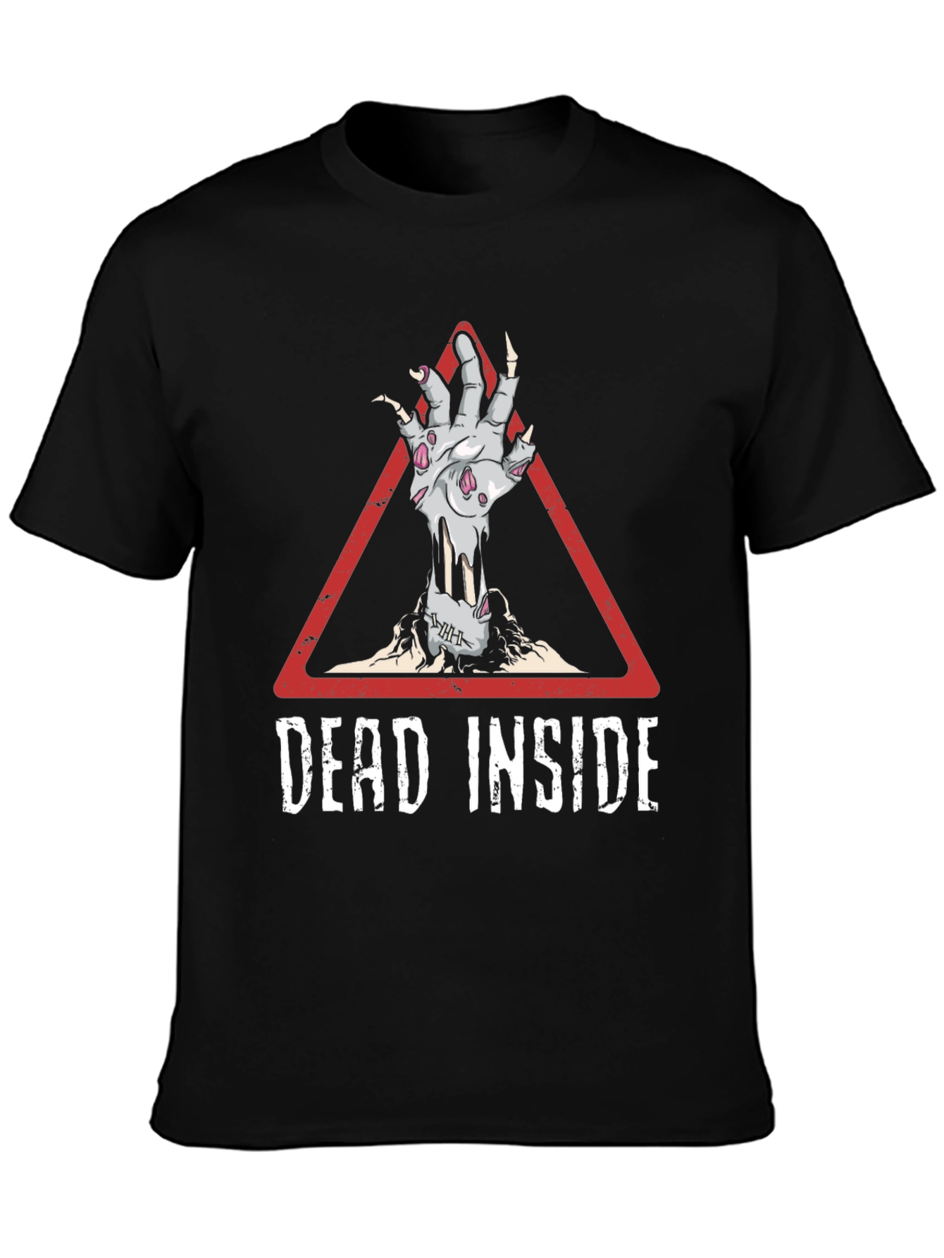Dead Inside T-Shirt Zombie Hand Design