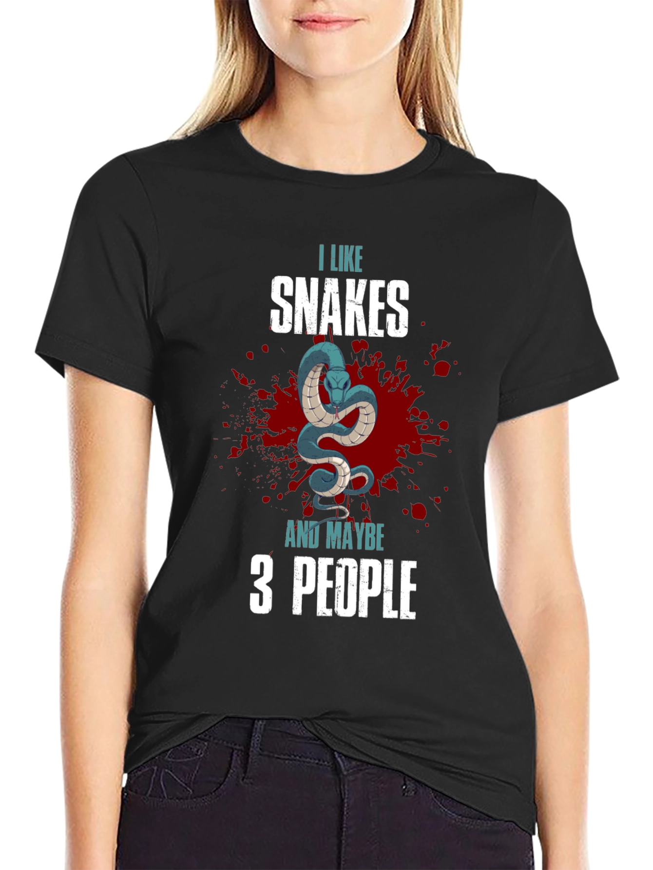 I Like Snakes and Maybe 3 People T-Shirt