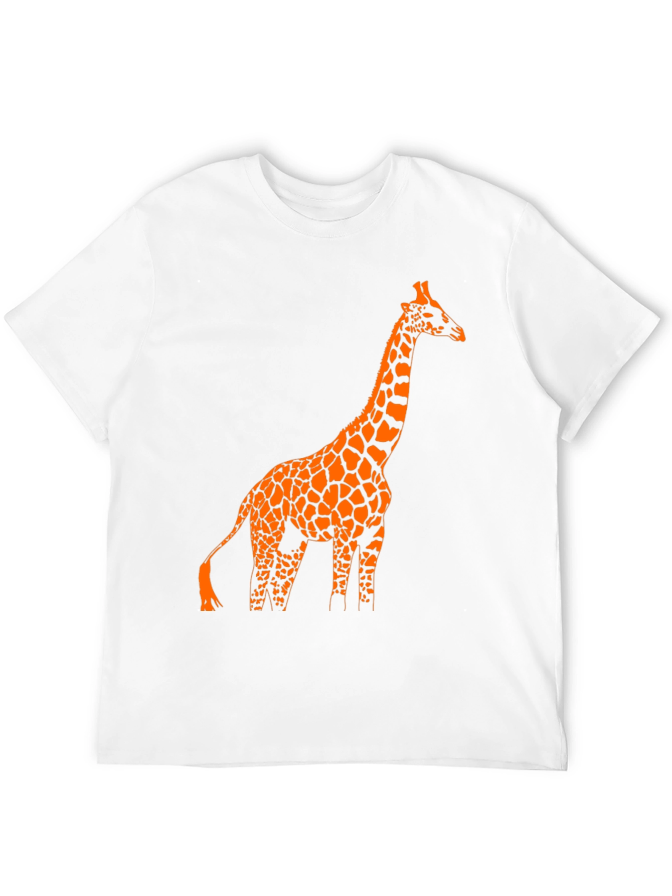 Black Giraffe Graphic Tee - Animal Lover Shirt