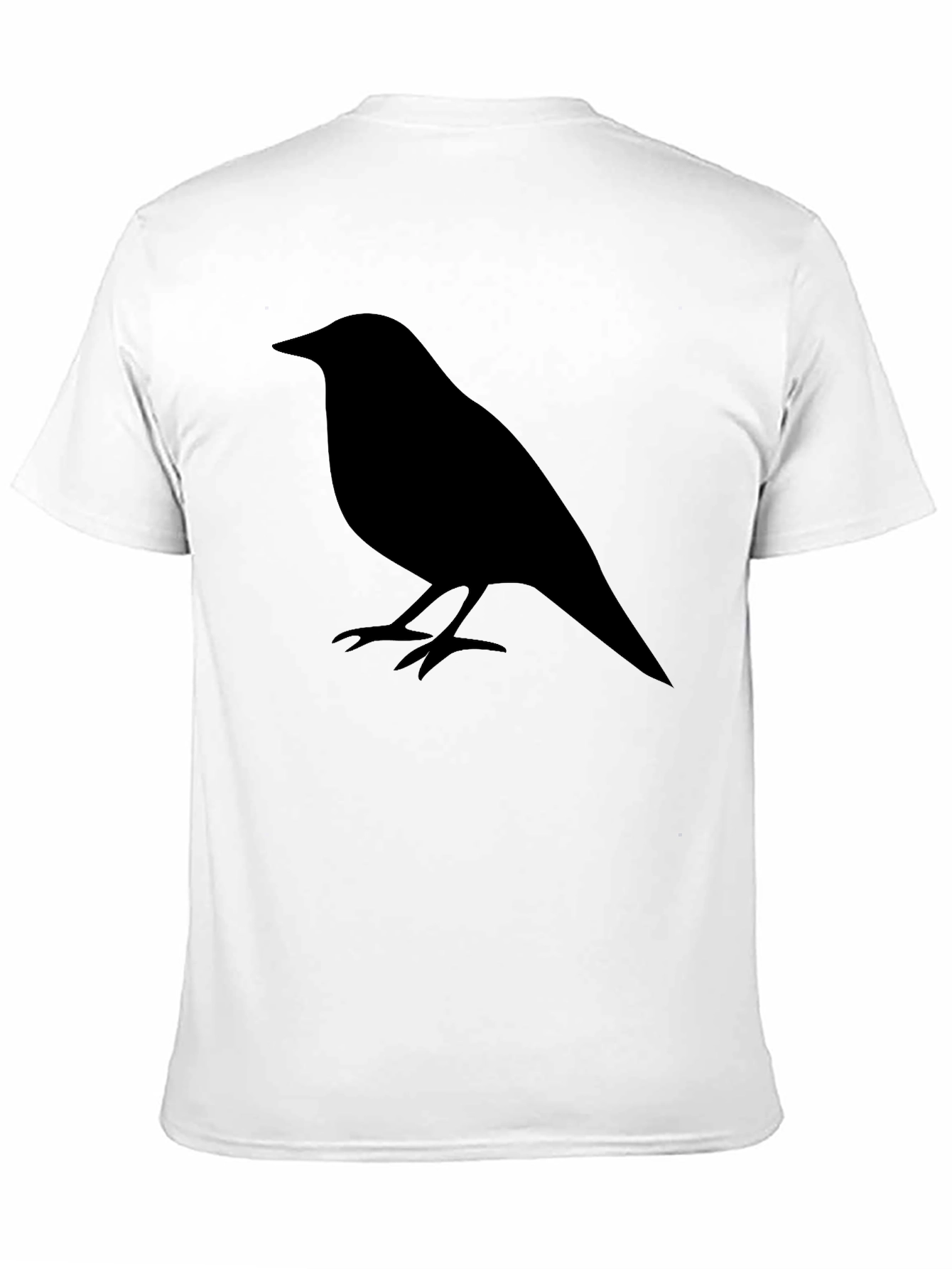 Raven Silhouette Black Graphic Tee
