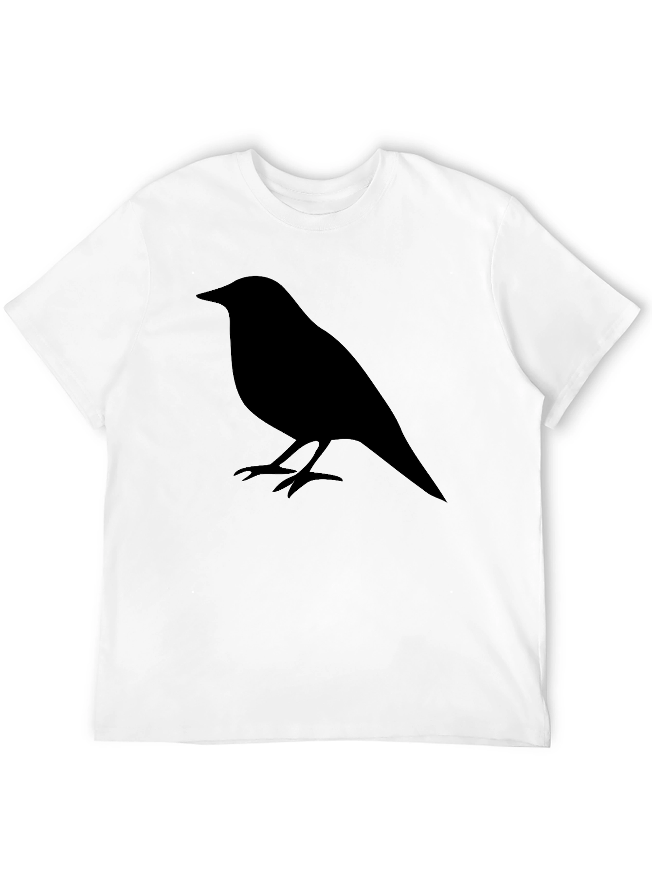 Raven Silhouette Black Graphic Tee