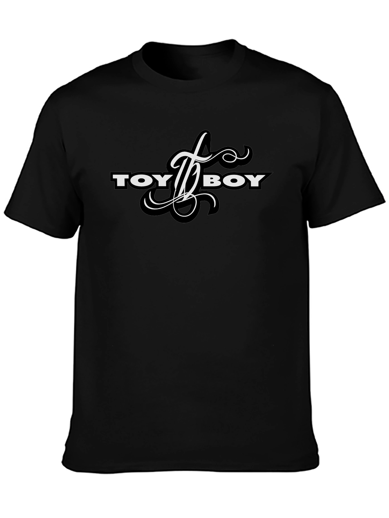 Toyboy Graphic Tee - Stylish Black Cotton T-Shirt