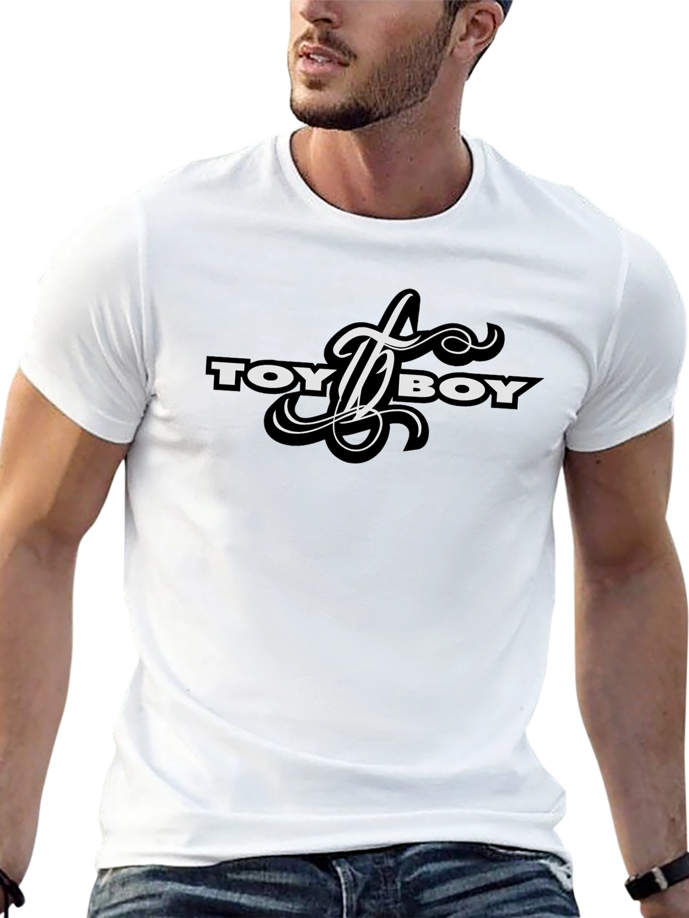 Toyboy Graphic Tee - Stylish Black Cotton T-Shirt
