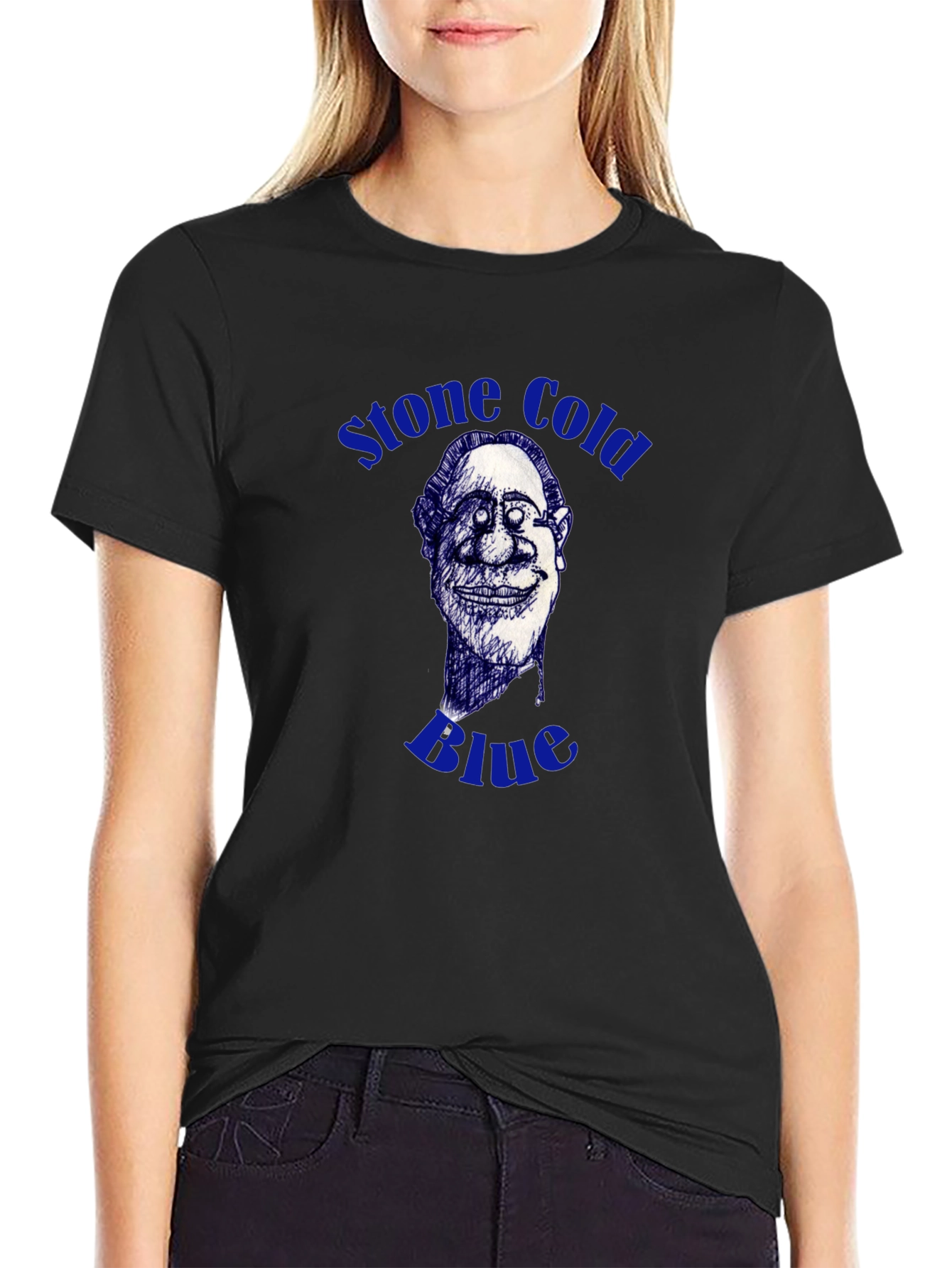 Stone Cold Blue Graphic T-Shirt