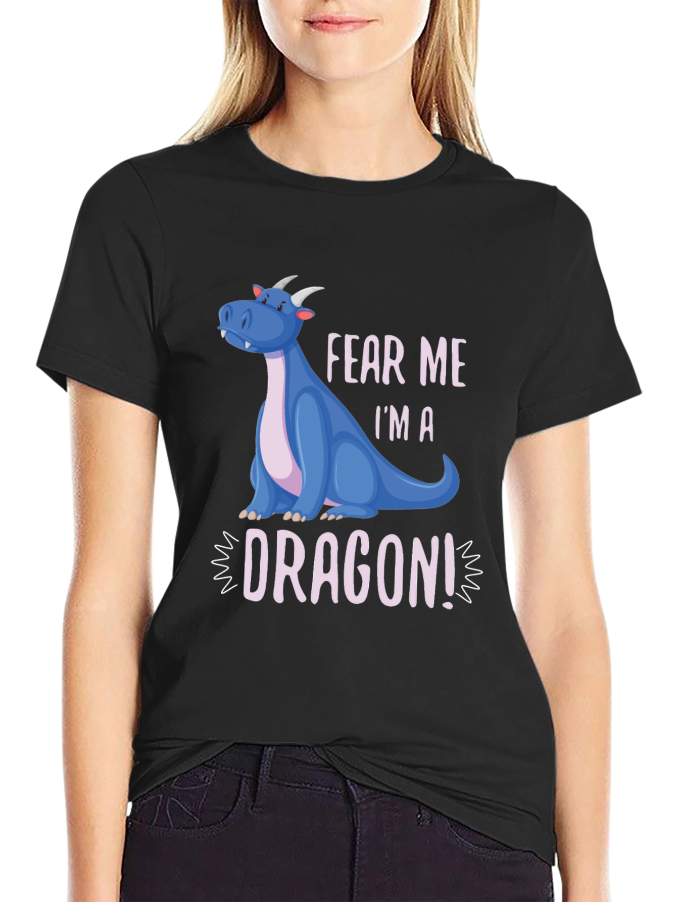 Fear Me Im A Dragon! Graphic Tee