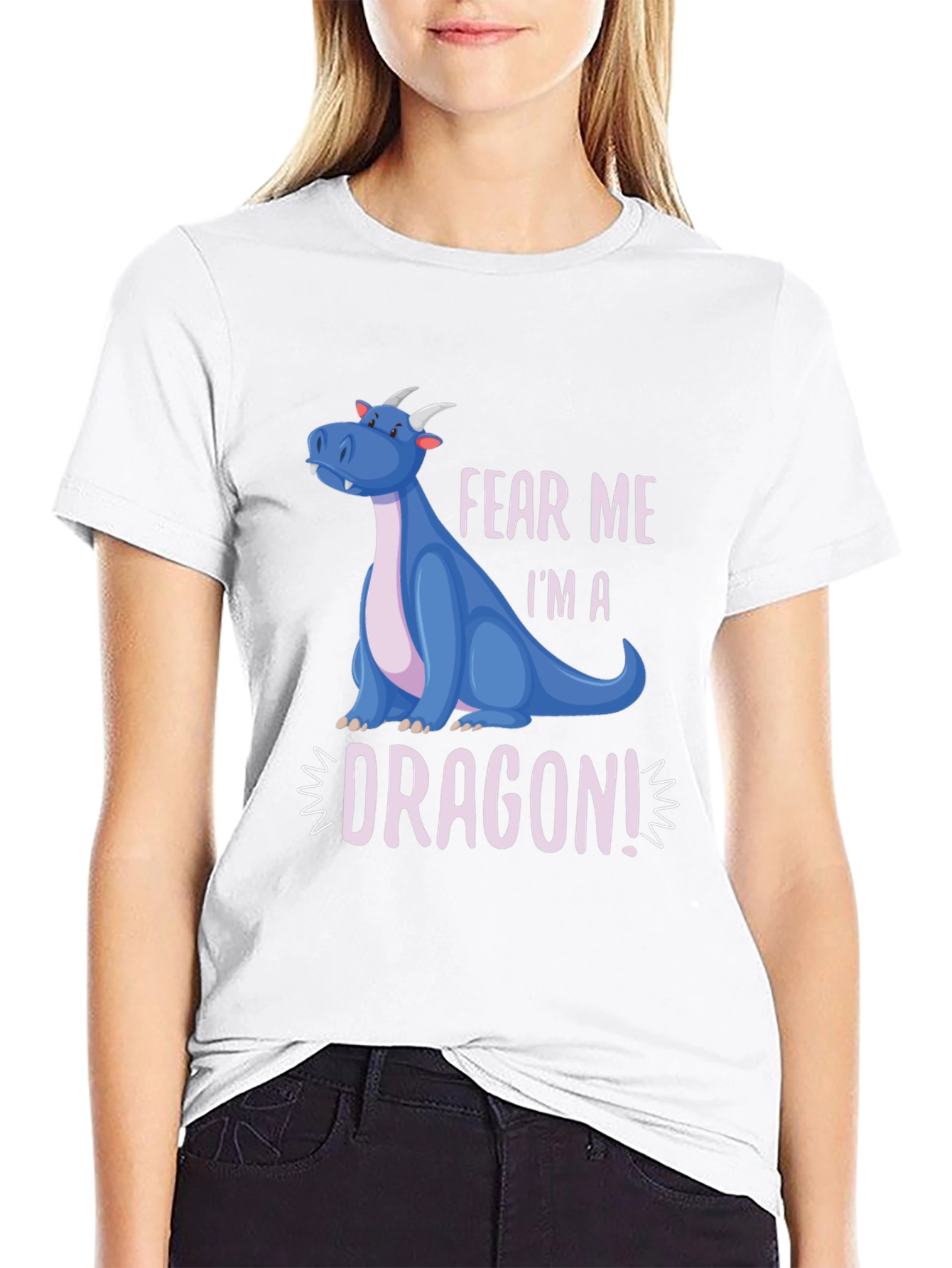 Fear Me Im A Dragon! Graphic Tee
