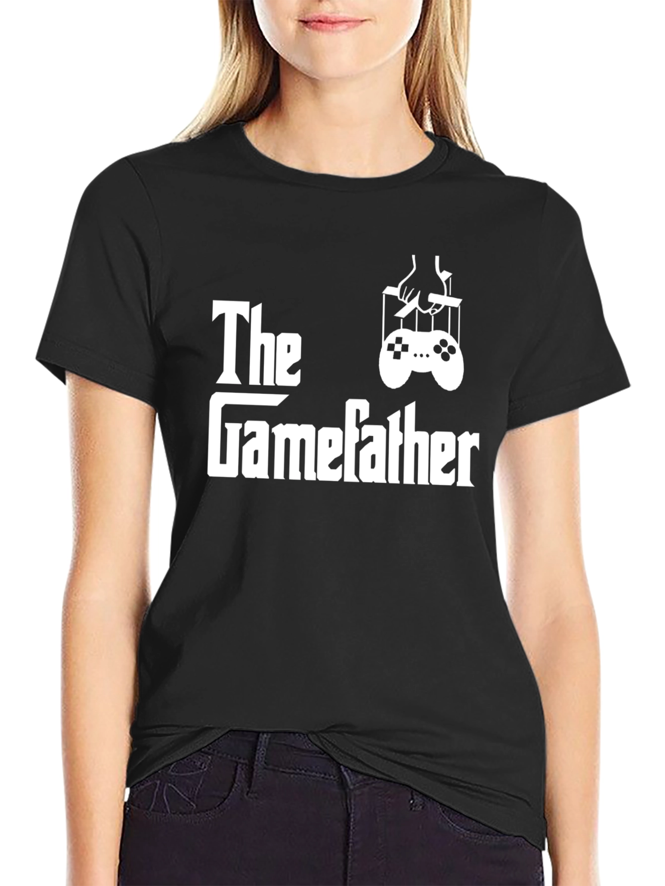 The Gamefather T-Shirt - Gamer Dad Novelty Tee