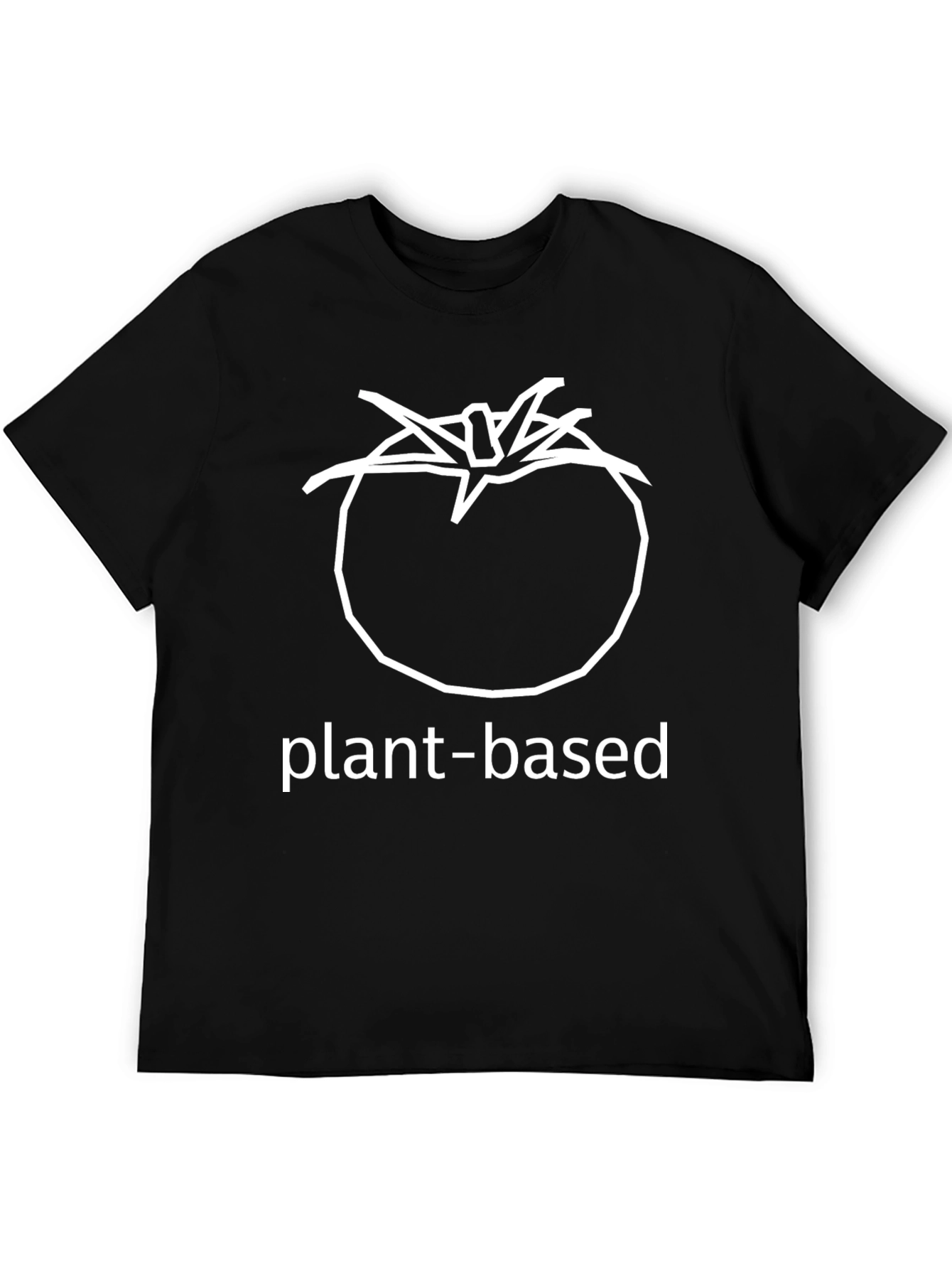 Plant-Based Black Graphic T-Shirt